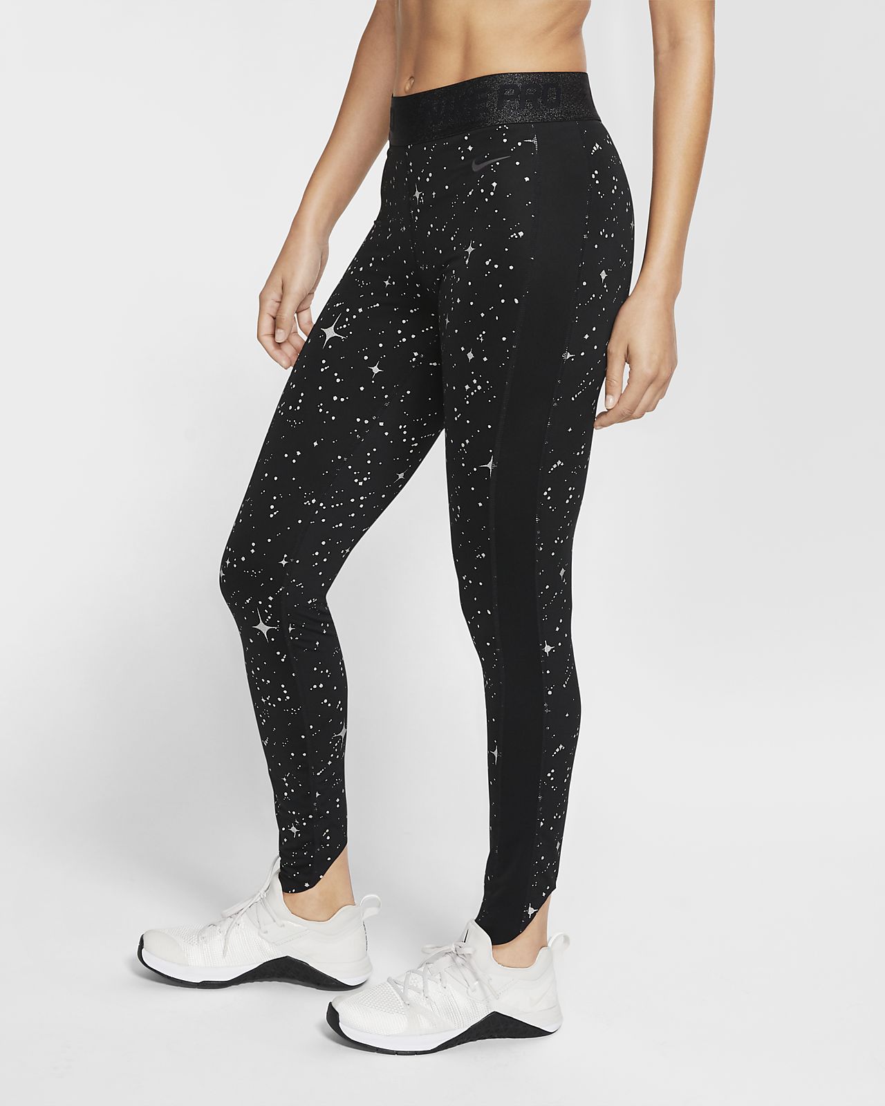 nike pro training metallic dot tights