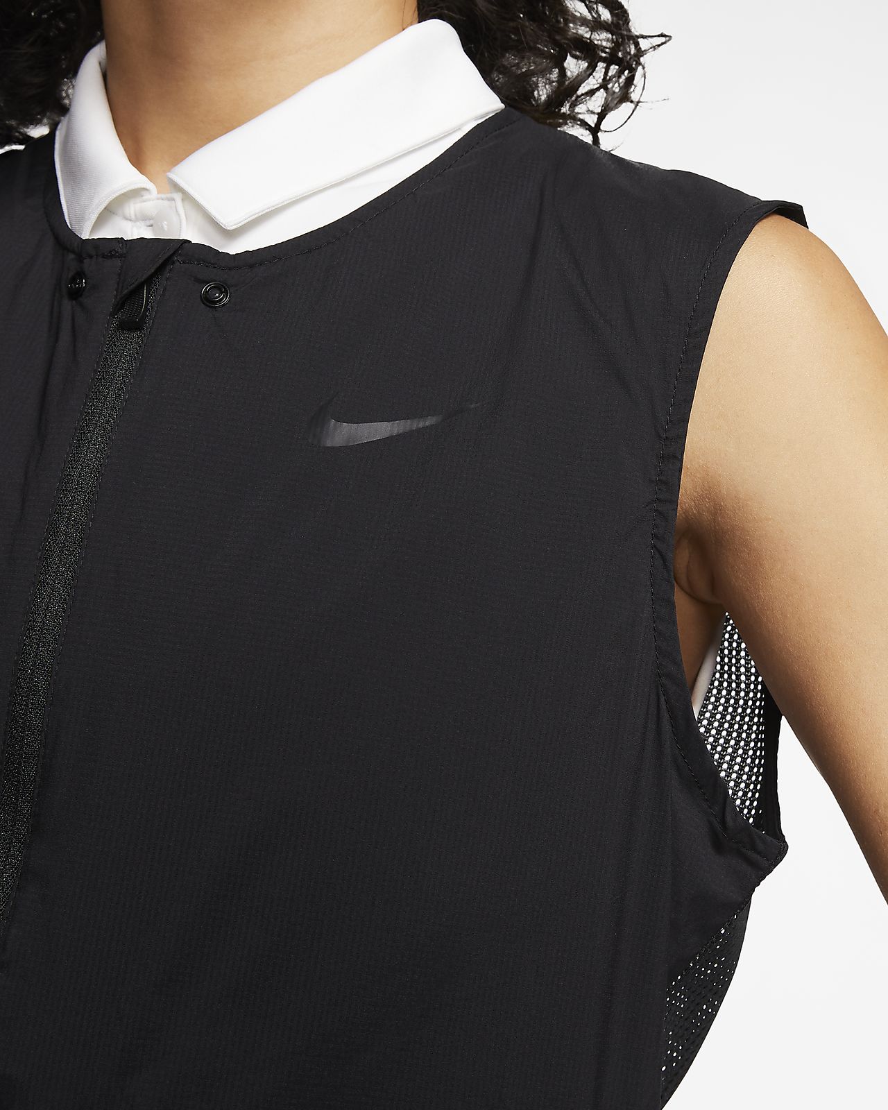 nike sleeveless jacket