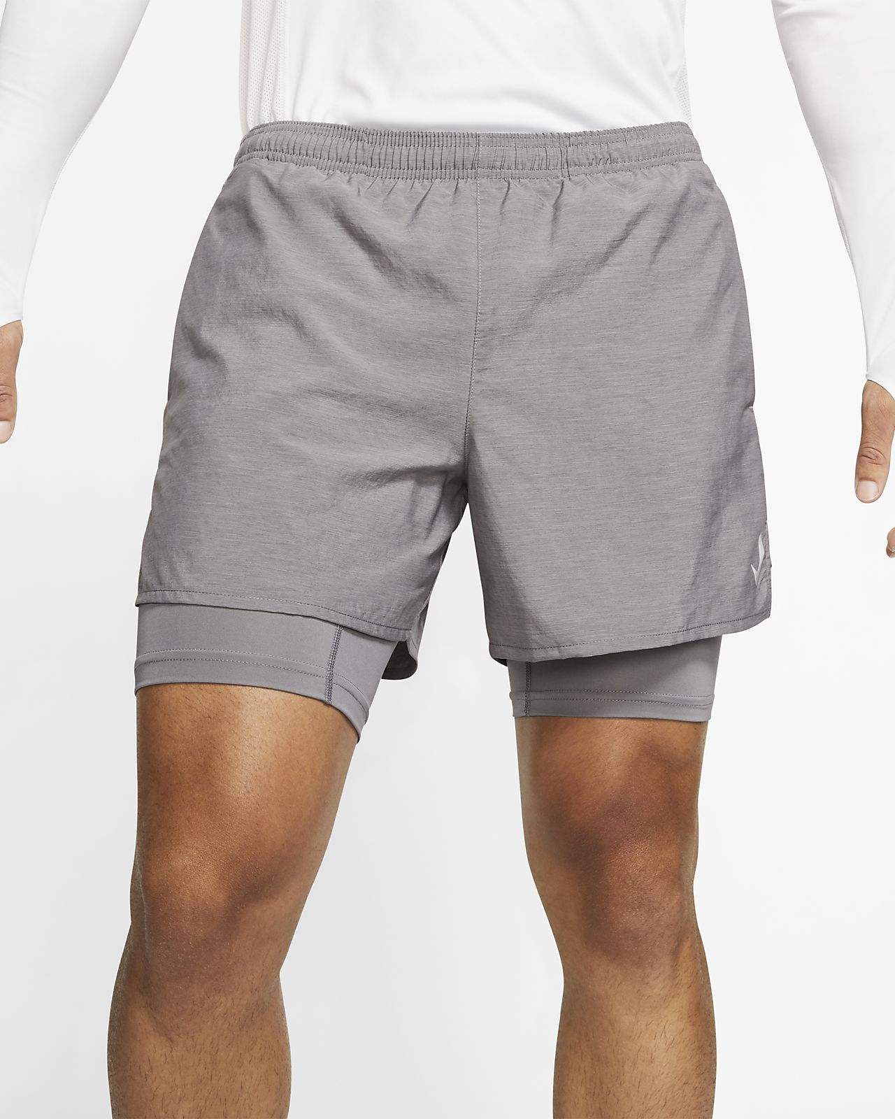 Nike 2 In 1 Running Shorts Mens Hot 0885c 12466