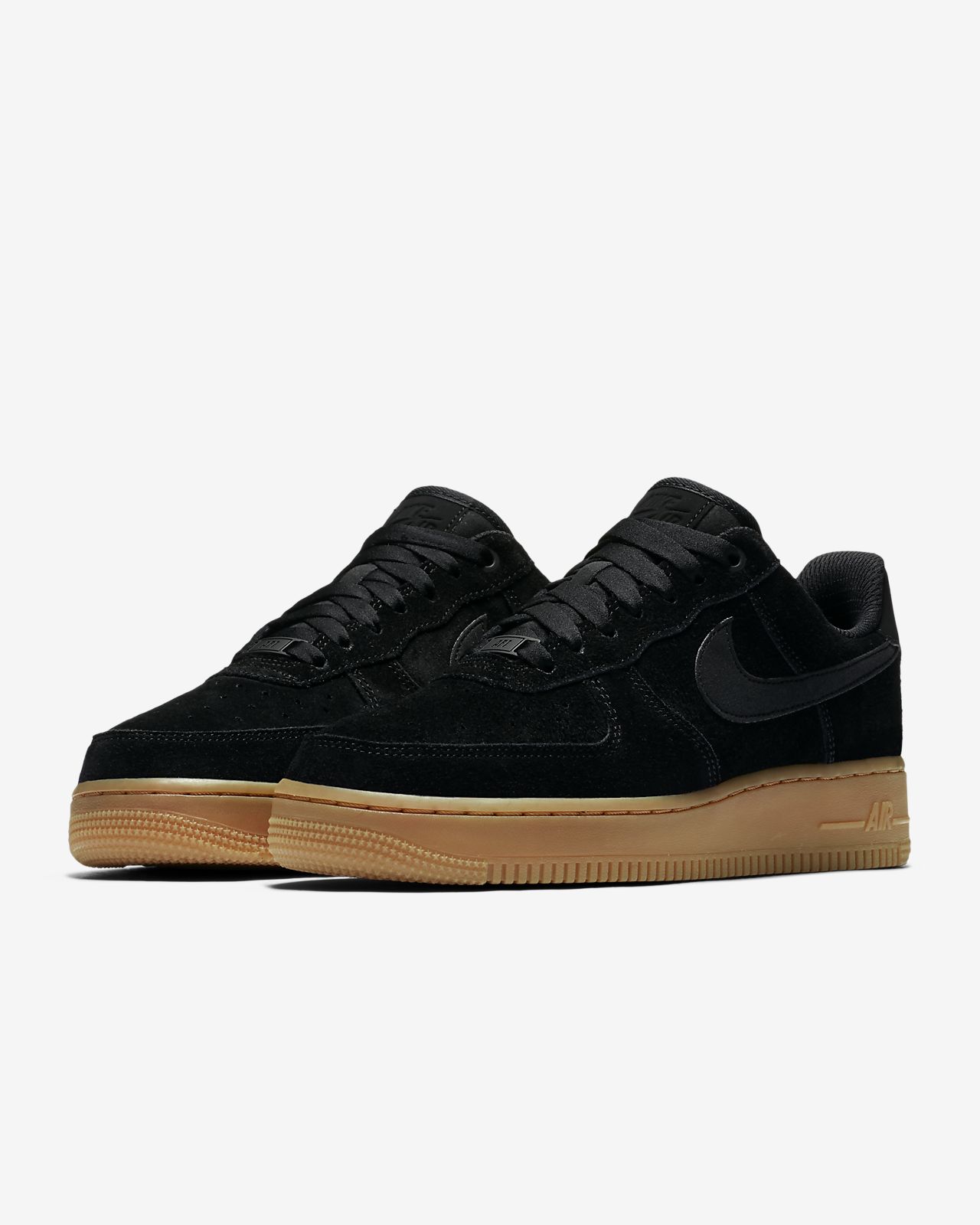 nike air force 1 07 women's black suede