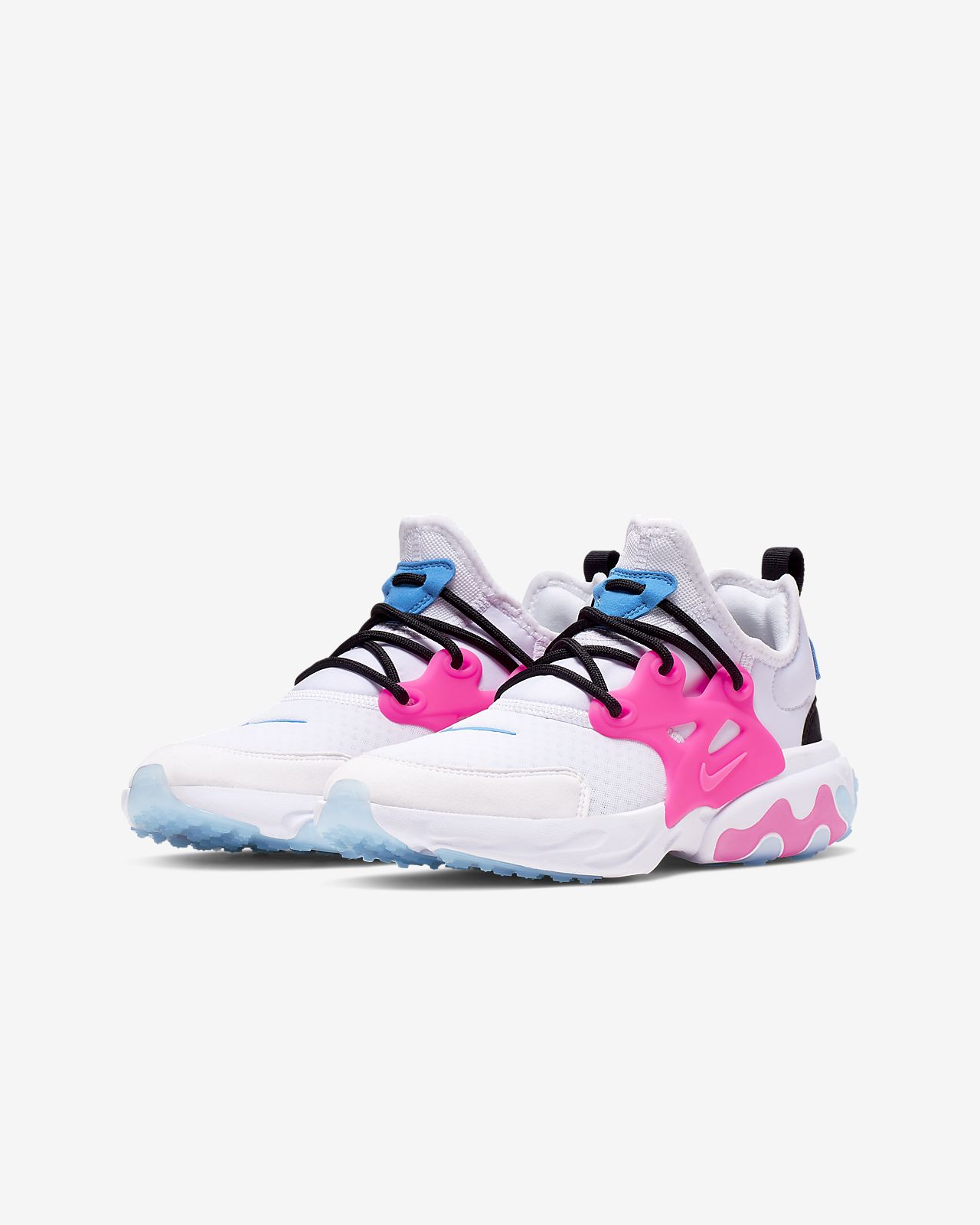 white and pink prestos