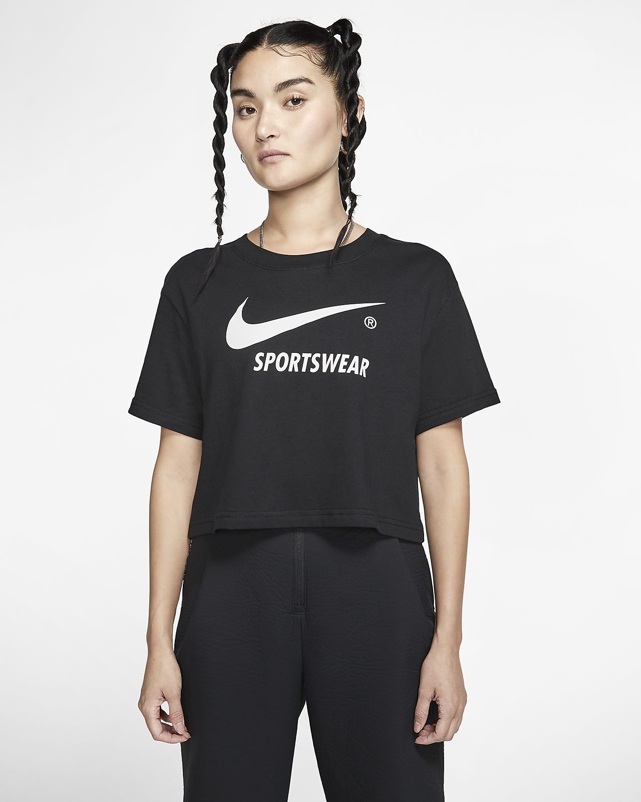 nike sportswear haut à manches courtes pour femme nike sportswear haut à manches courtes pour femme