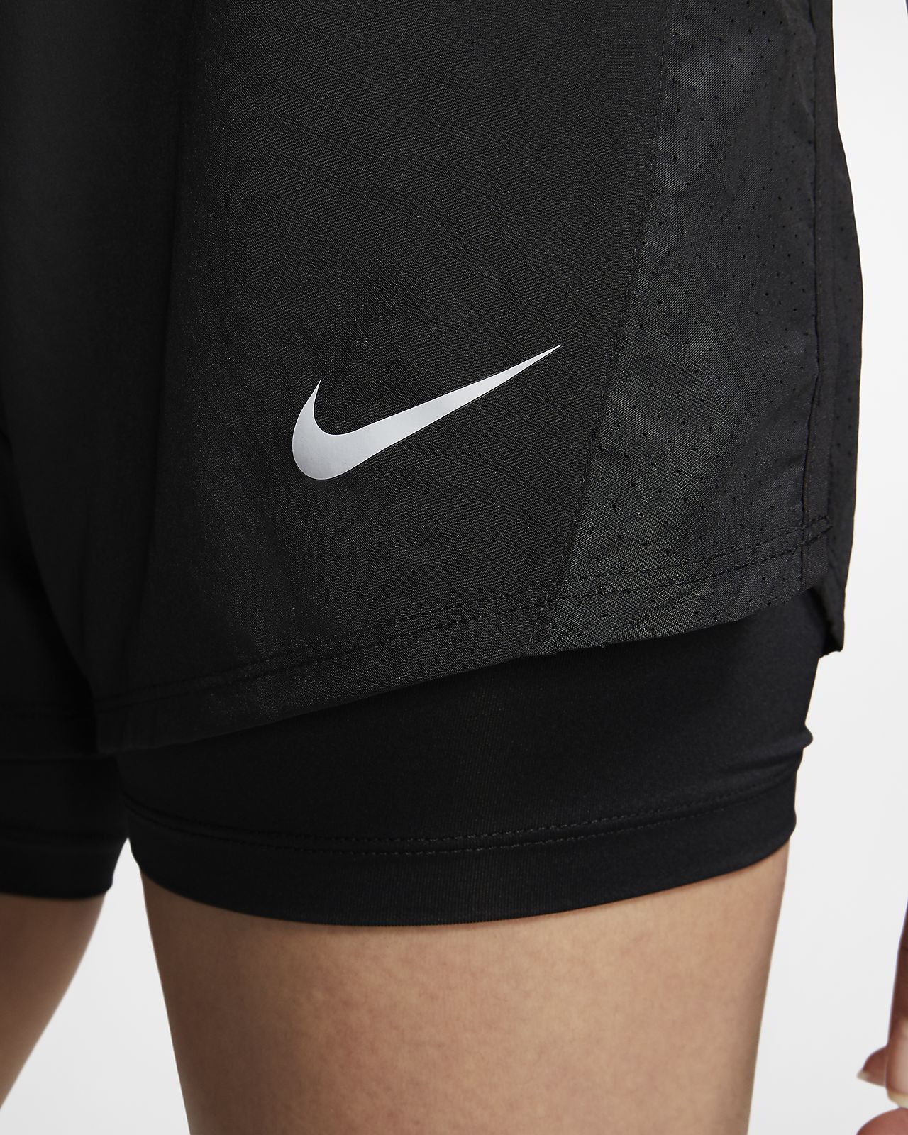 nike dri fit running shorts women's