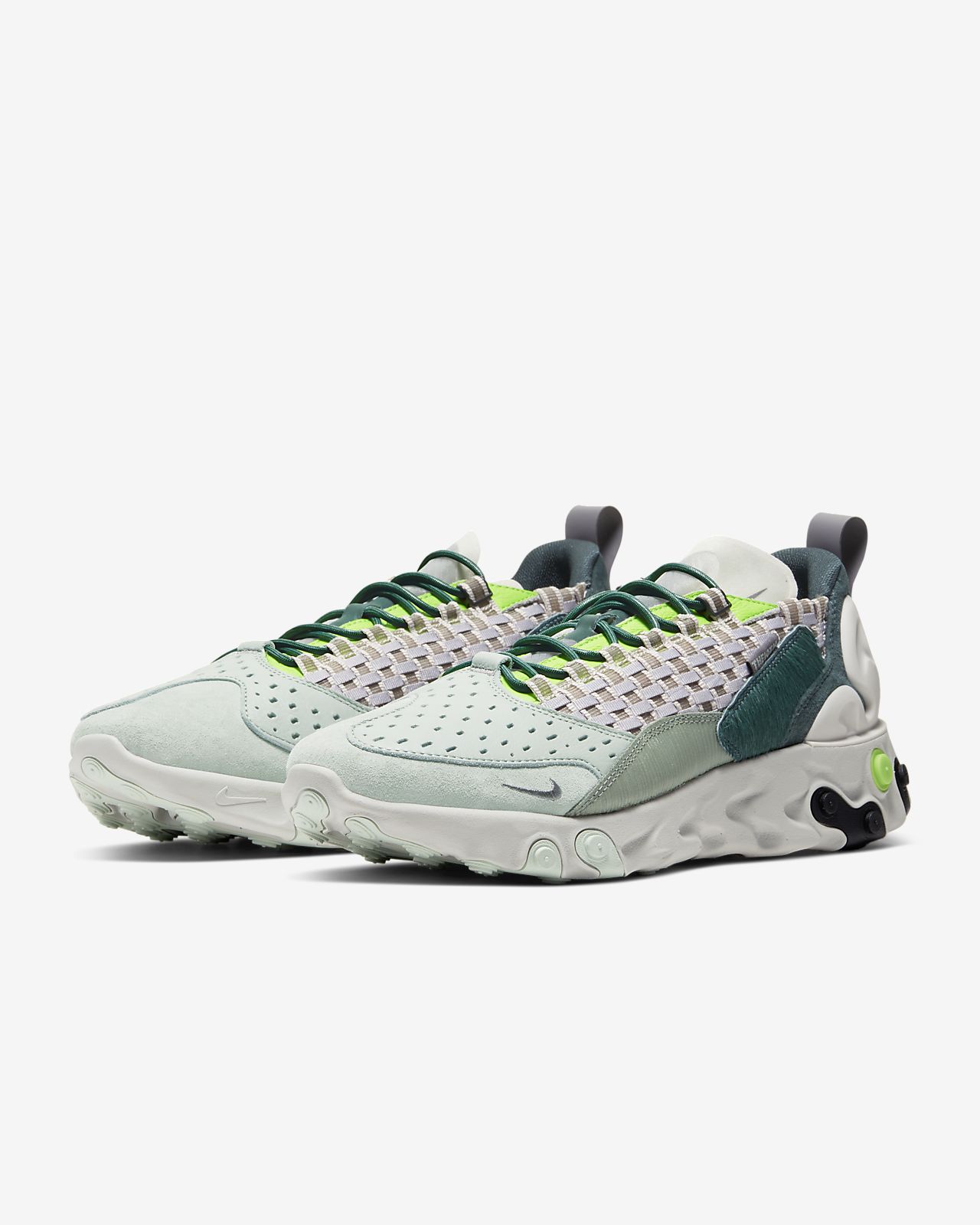 nike react element 96 uomo verde