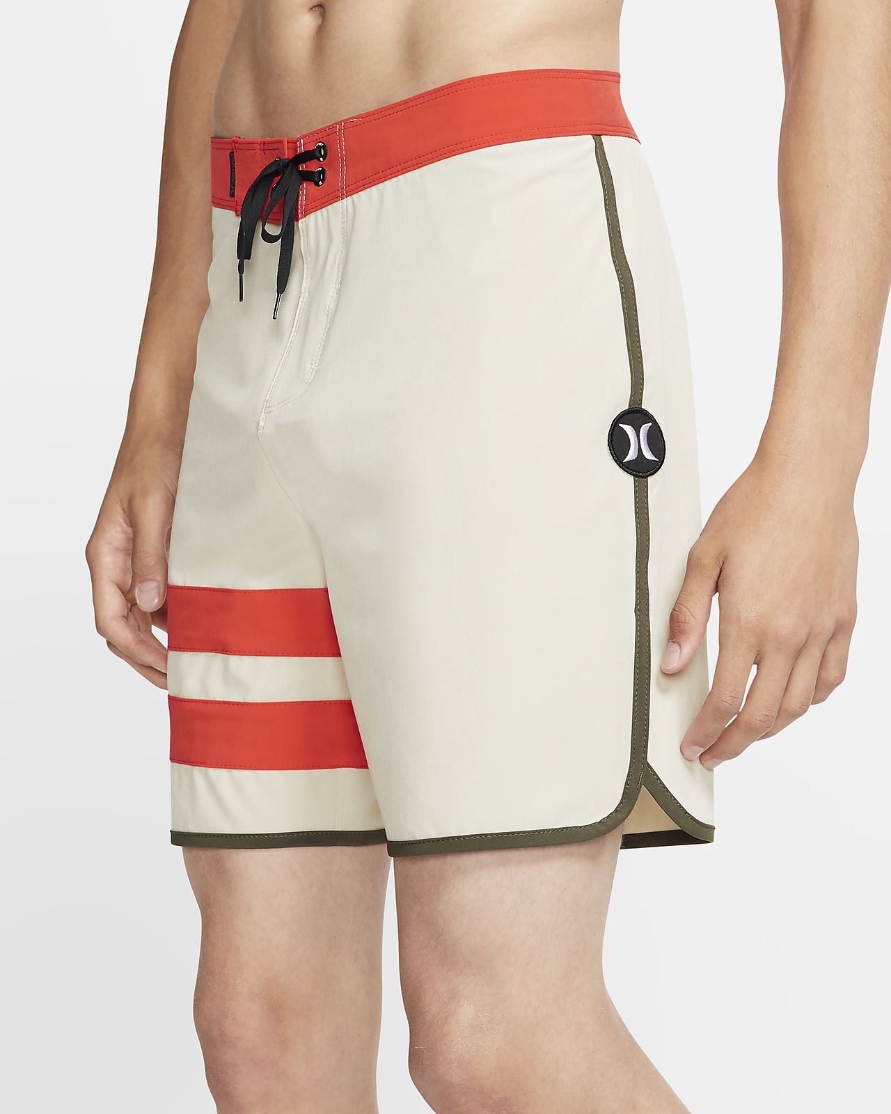 hurley white board shorts