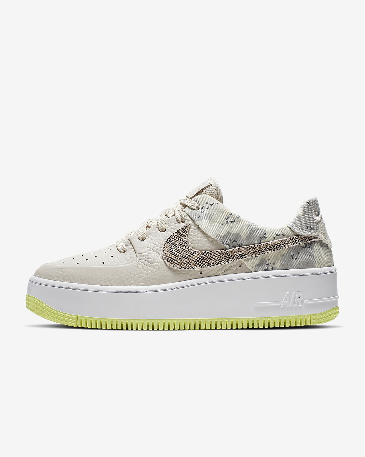 nike air force 1 sage jaune