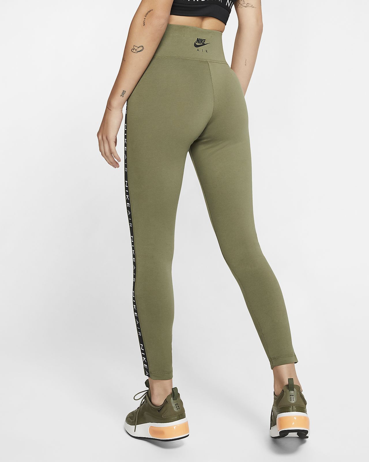 nike leggings khaki