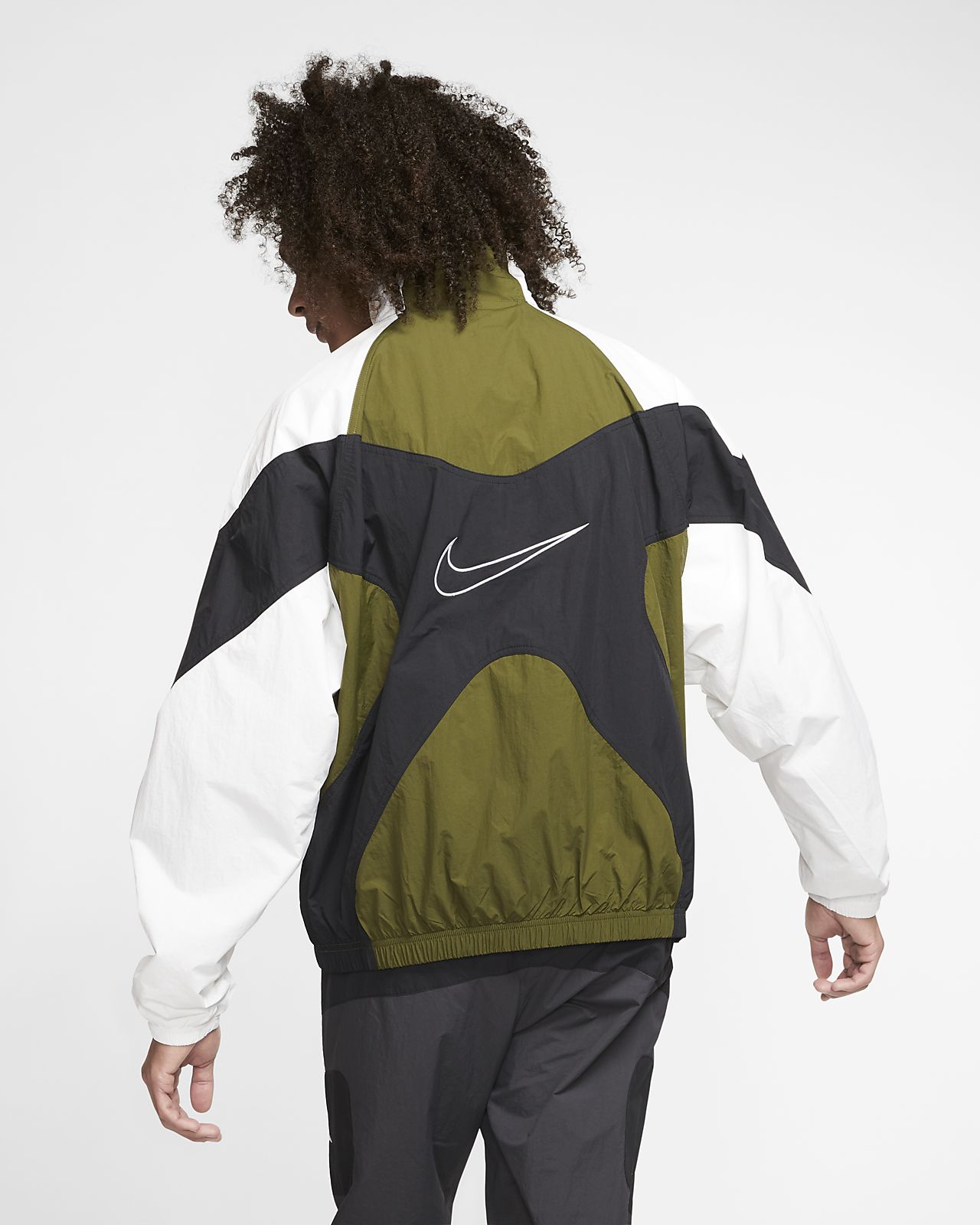 nike nba courtside woven pullover jacket