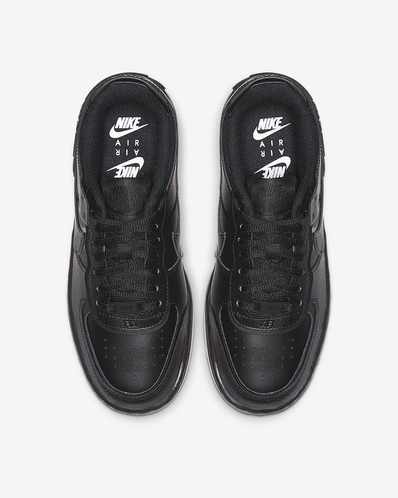 nike air force 1s black