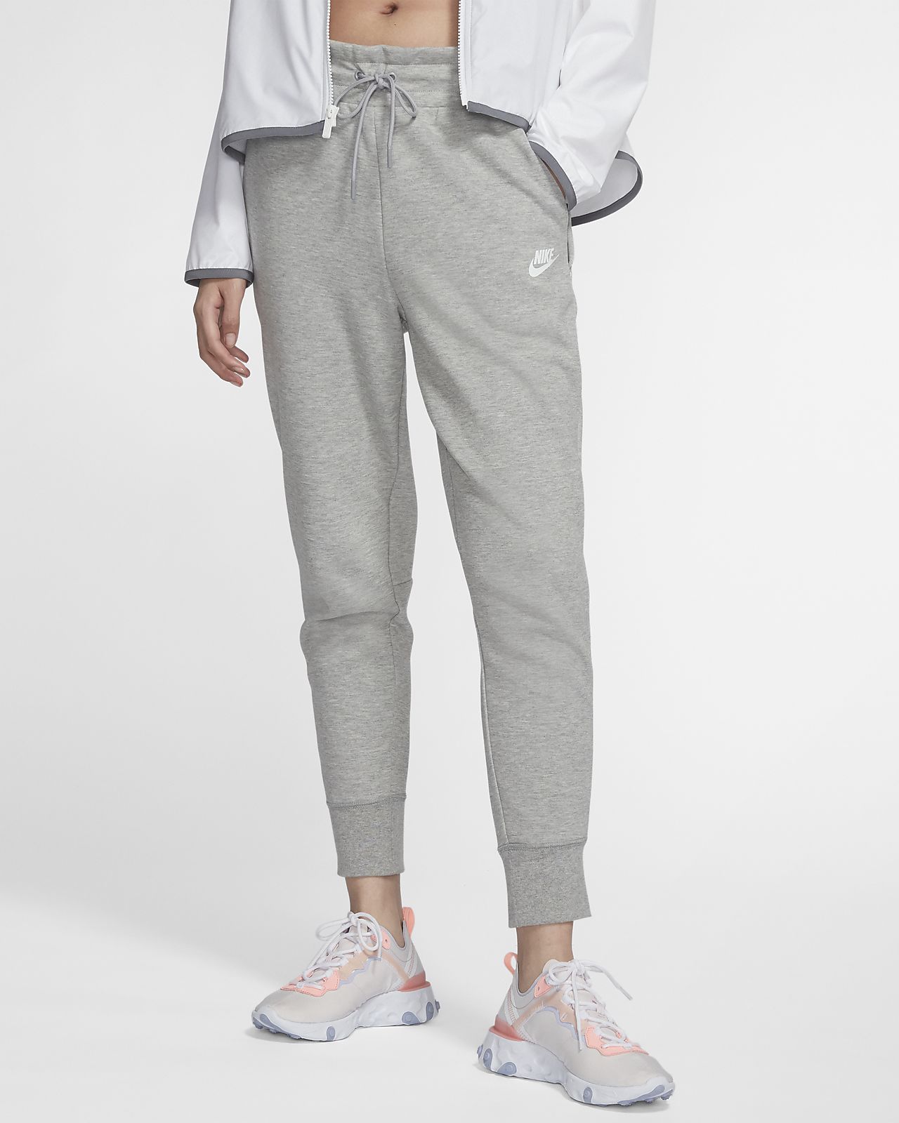 adidas essentials heather grey pullover hoodie