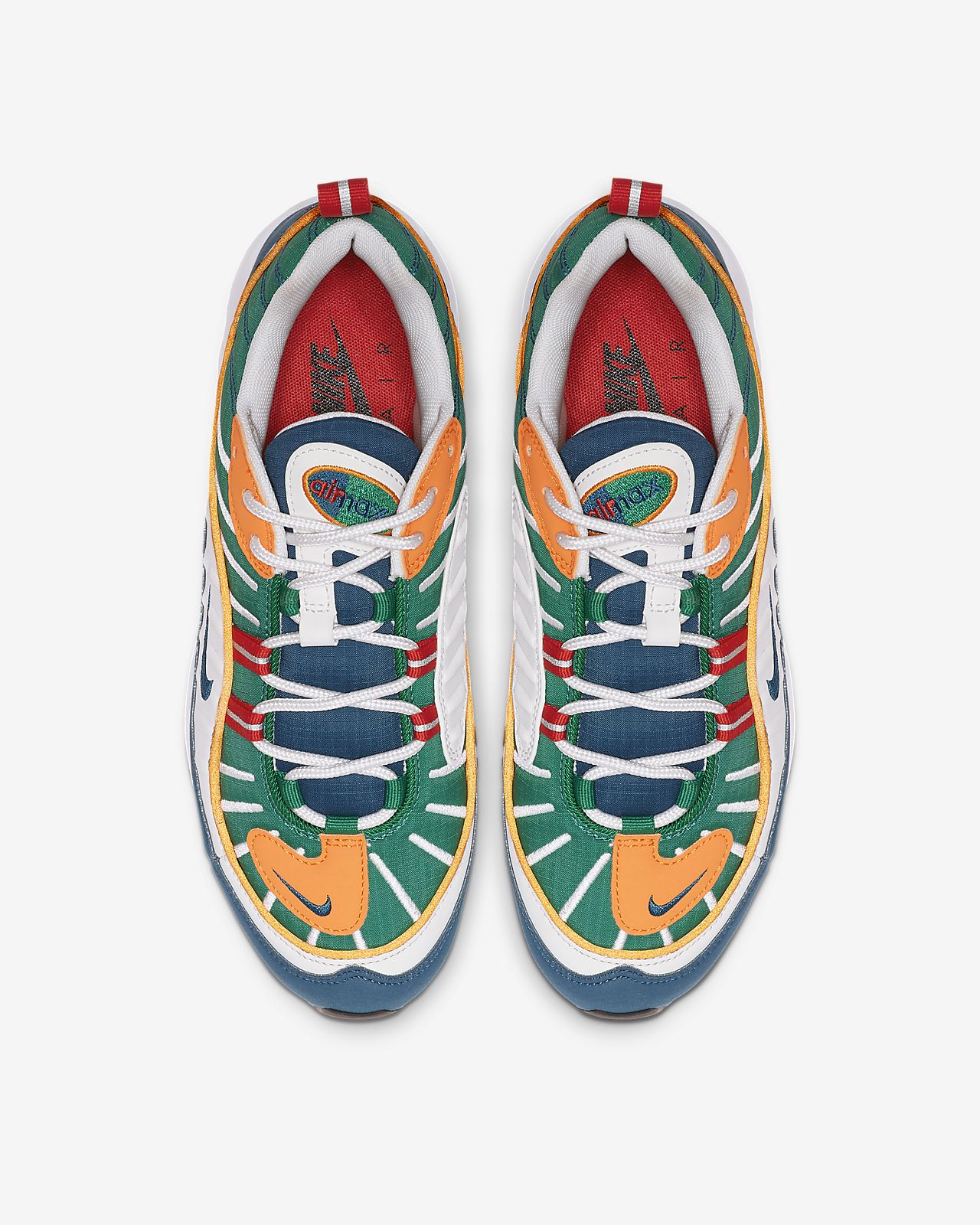 nike air max 98 orange blue