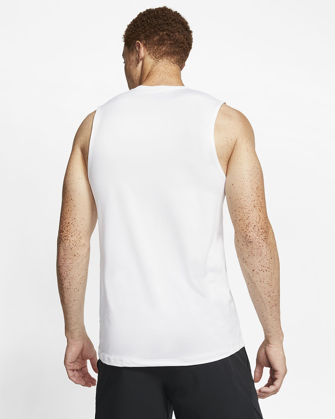 men's sleeveless fitted top nike pro