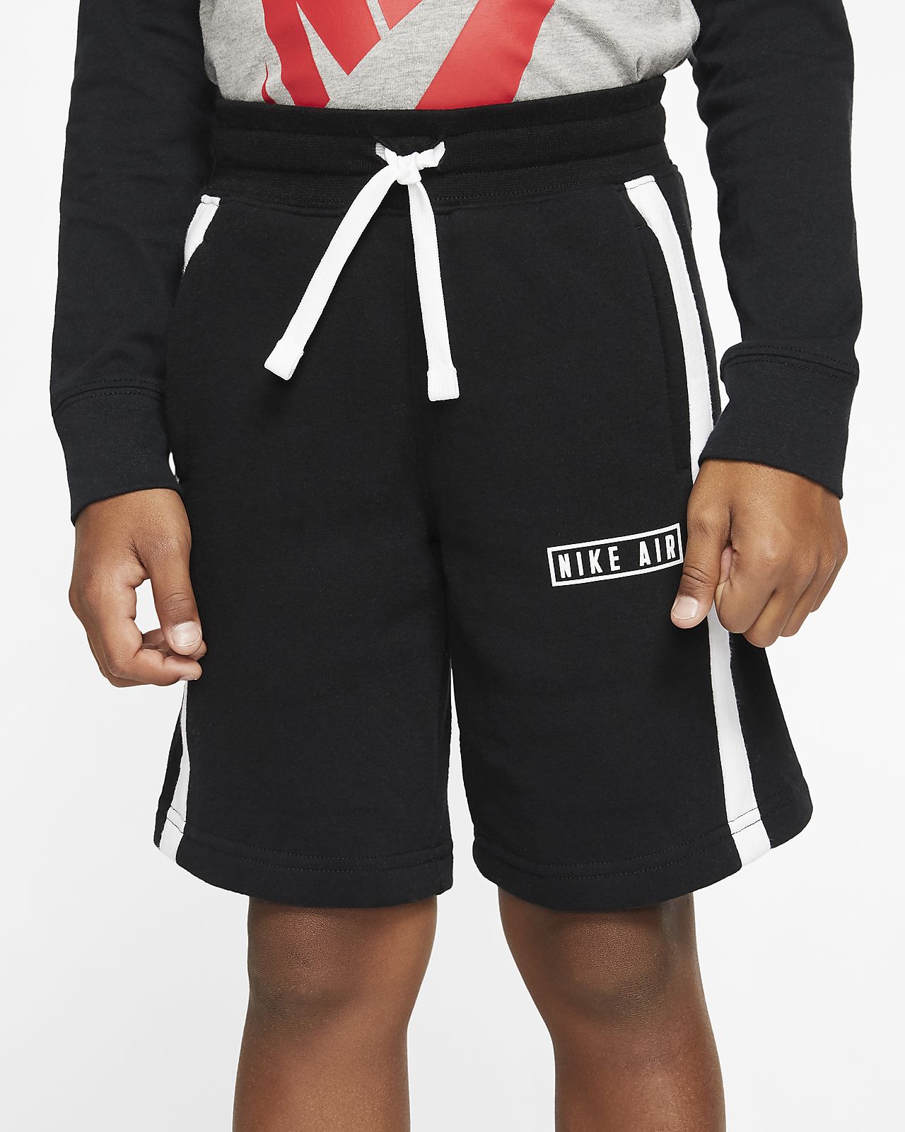 nike air fleece shorts junior
