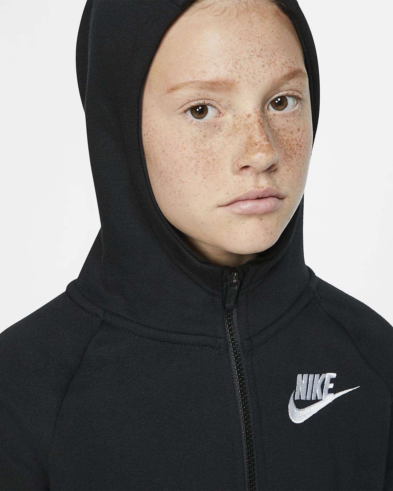 nike training poly full zip hoodie