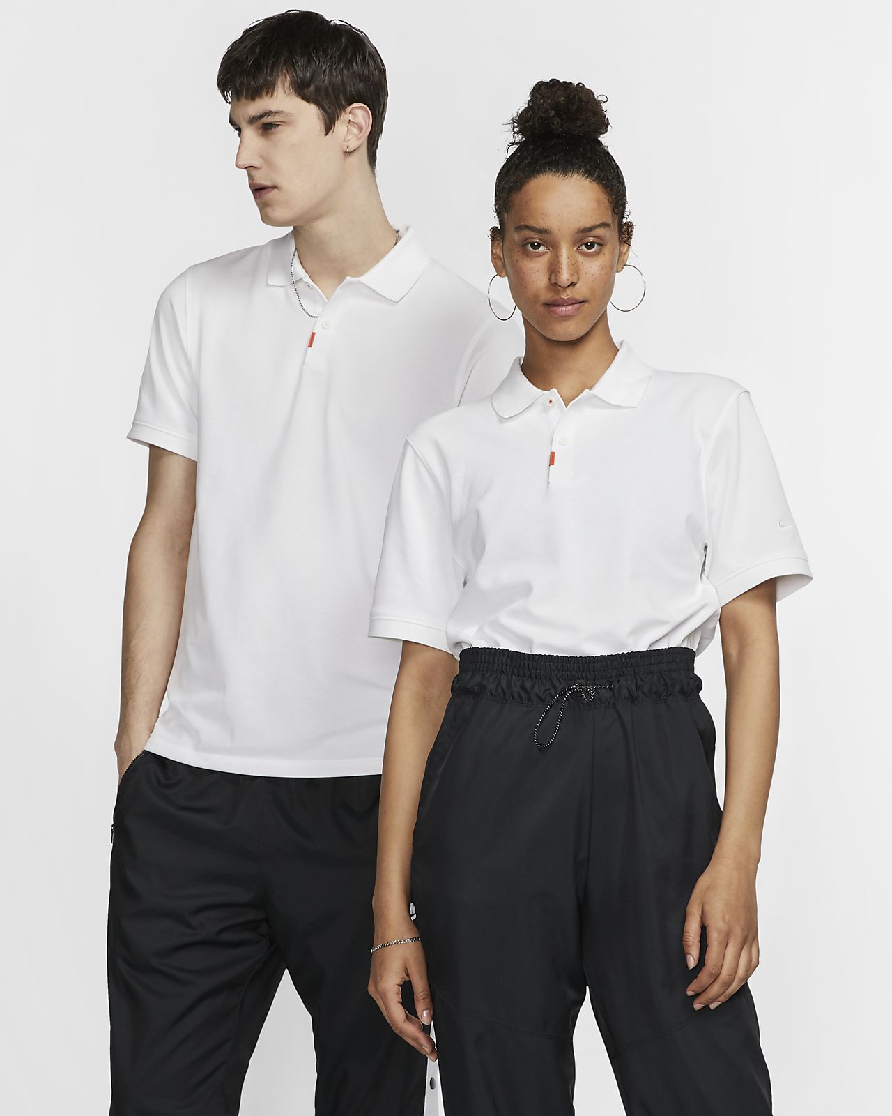 nike polo no collar