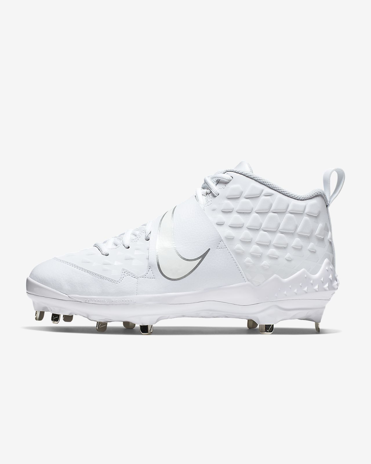 white mike trout cleats