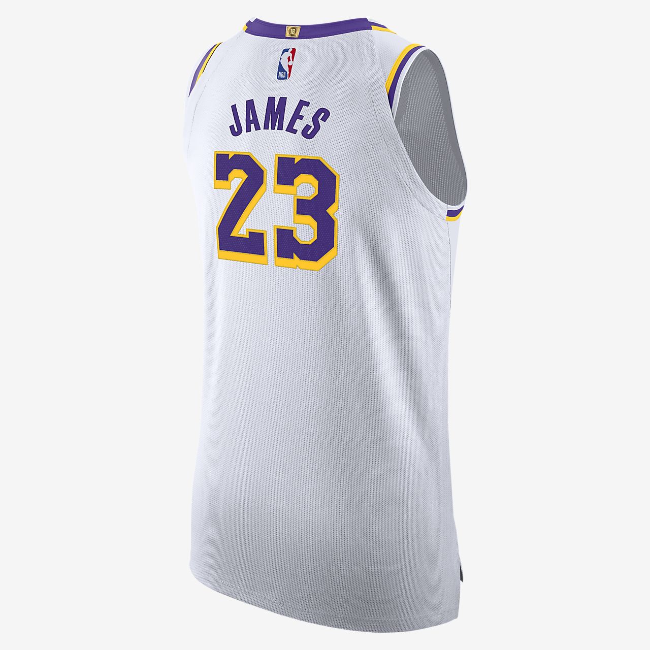 lakers authentic lebron james jersey