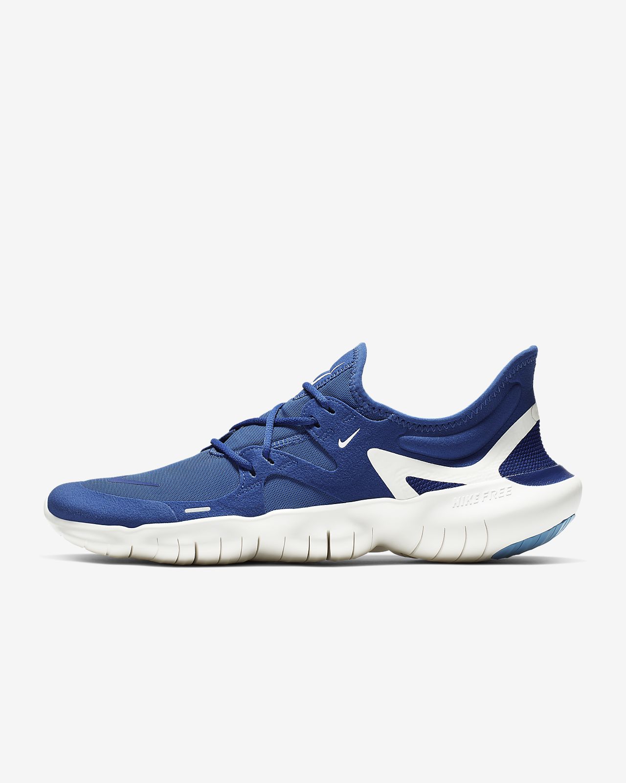 nike free 5.0 blue running shoes