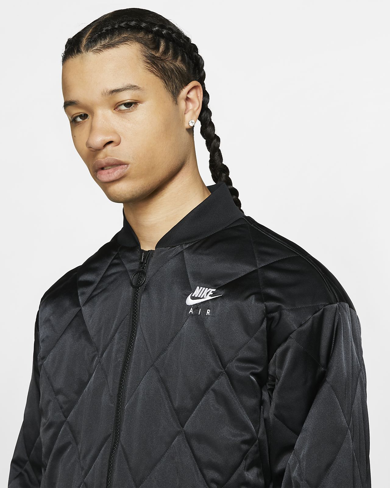 nike air black jacket