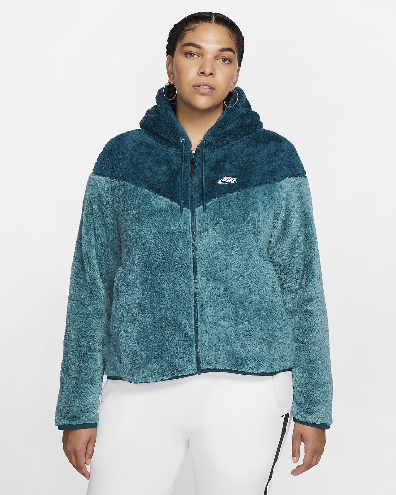 nike women's pullover sherpa hoodie