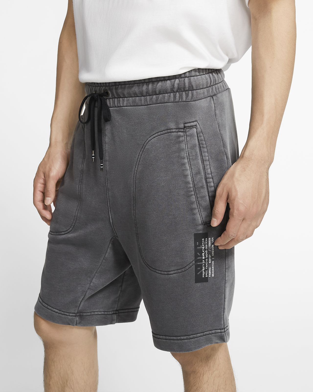 mens nike french terry shorts