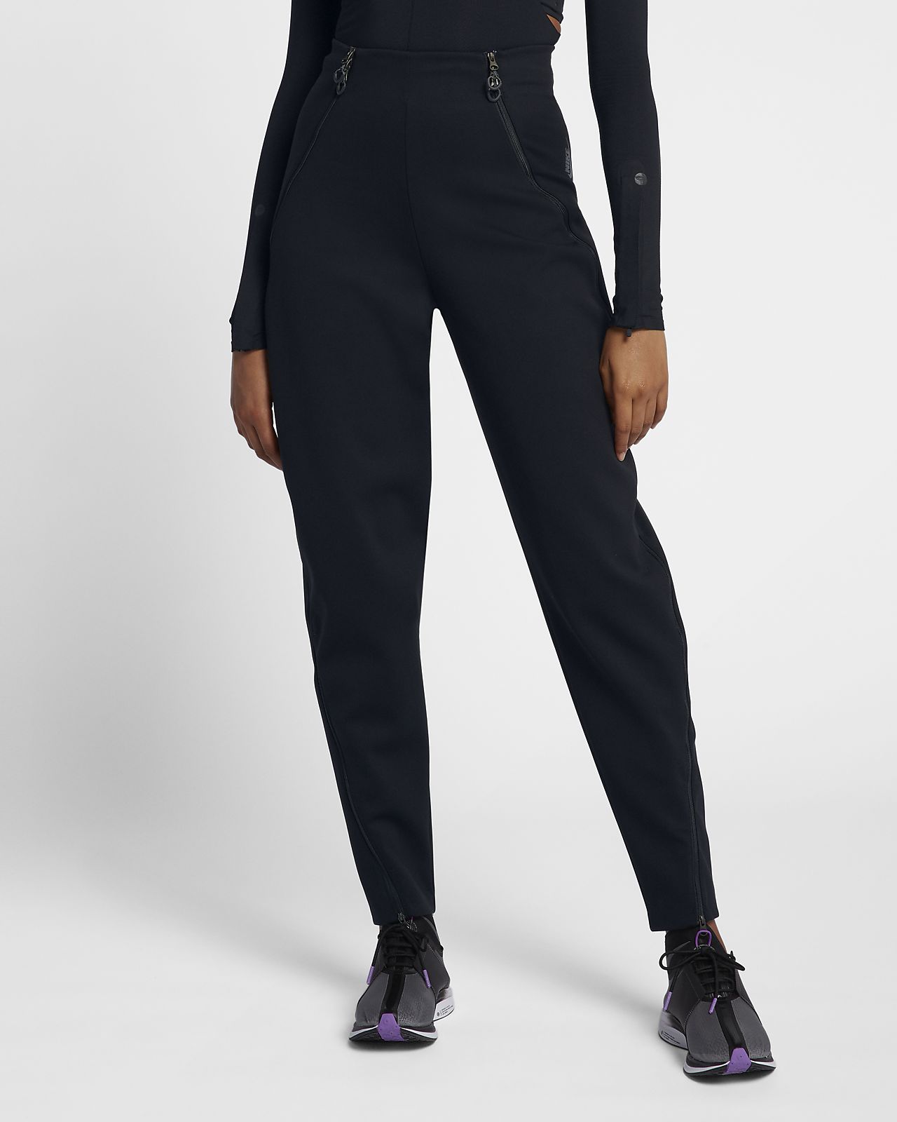 nike women's tapered fleece pants