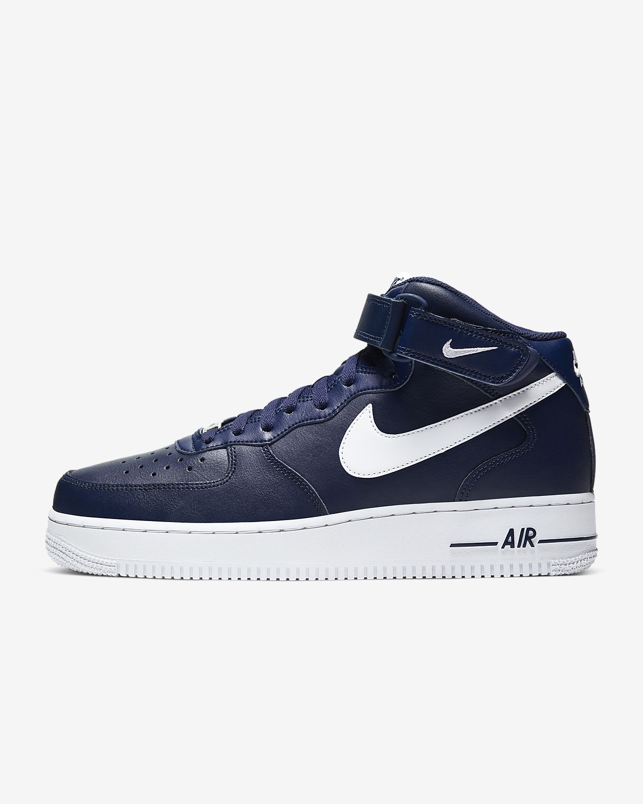 nike air force 1 mid femme bleu