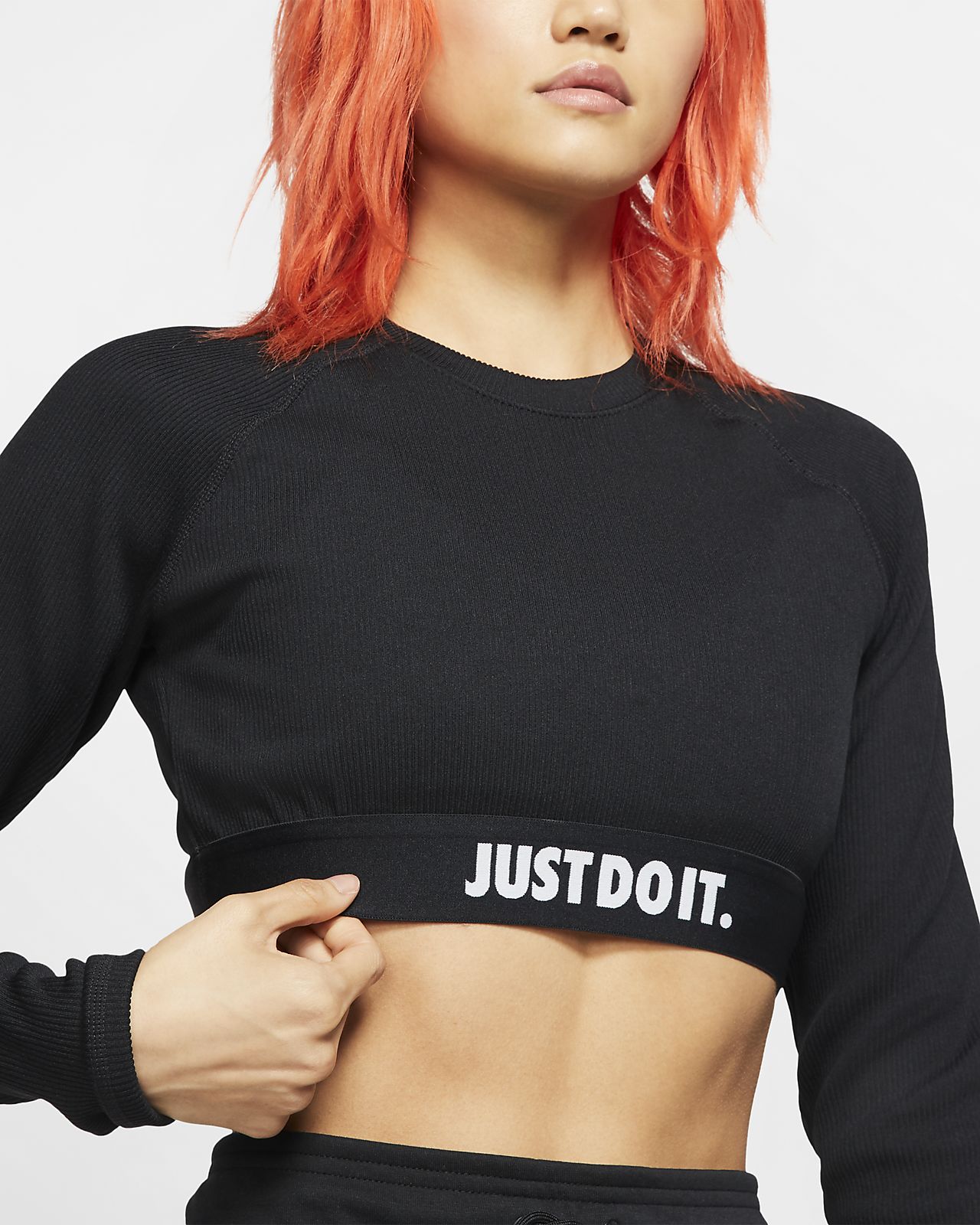 crop top nike just do it
