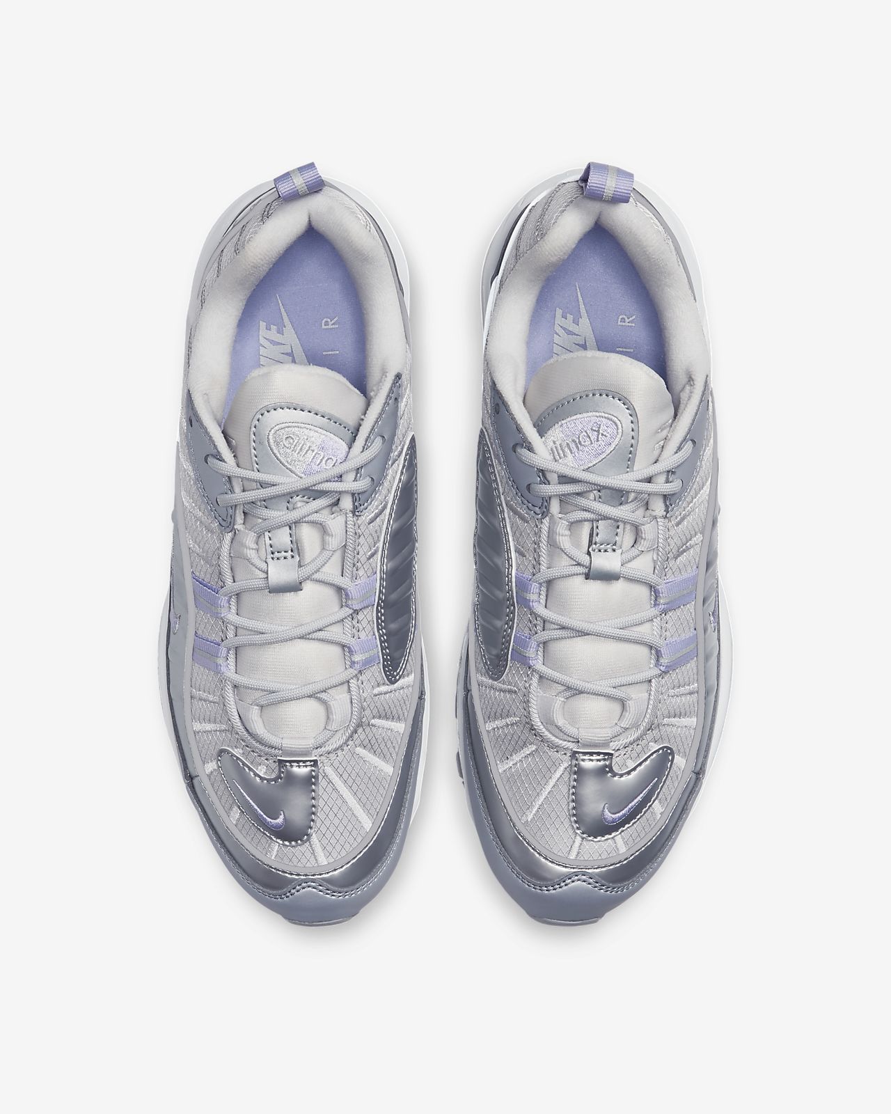 grey and purple nike air max