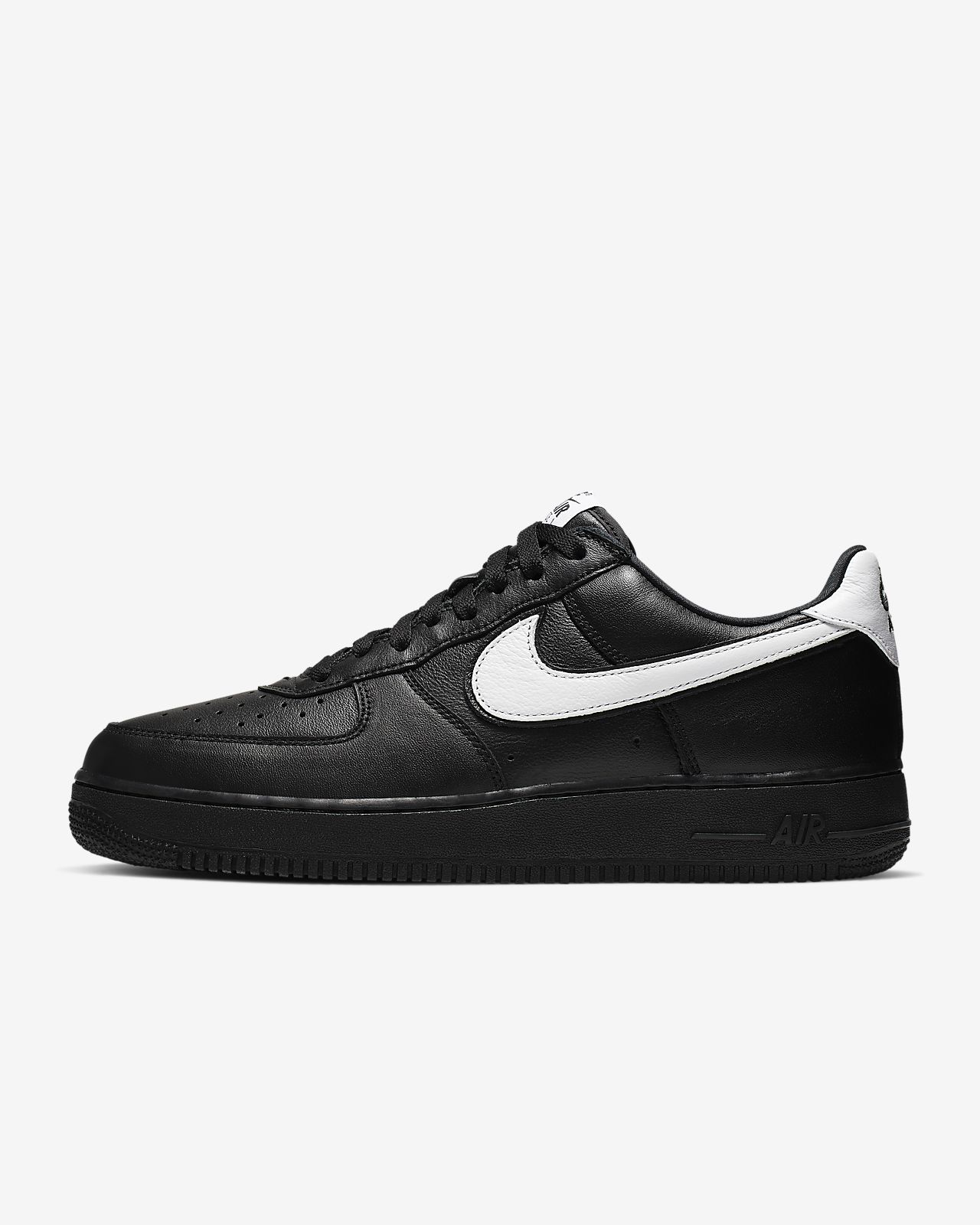 nike air force 1 low herren schwarz weiß