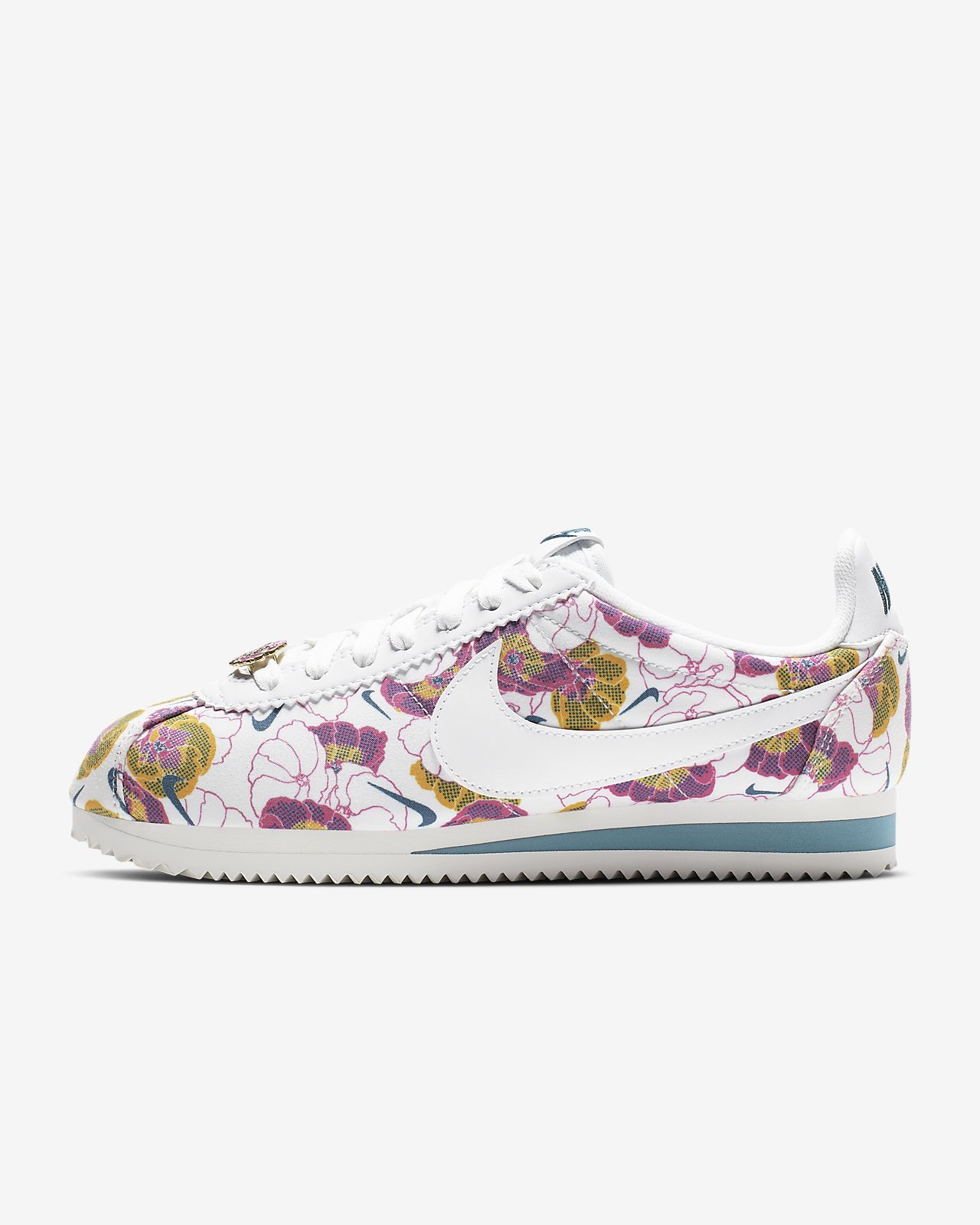 nike women's floral sneakers