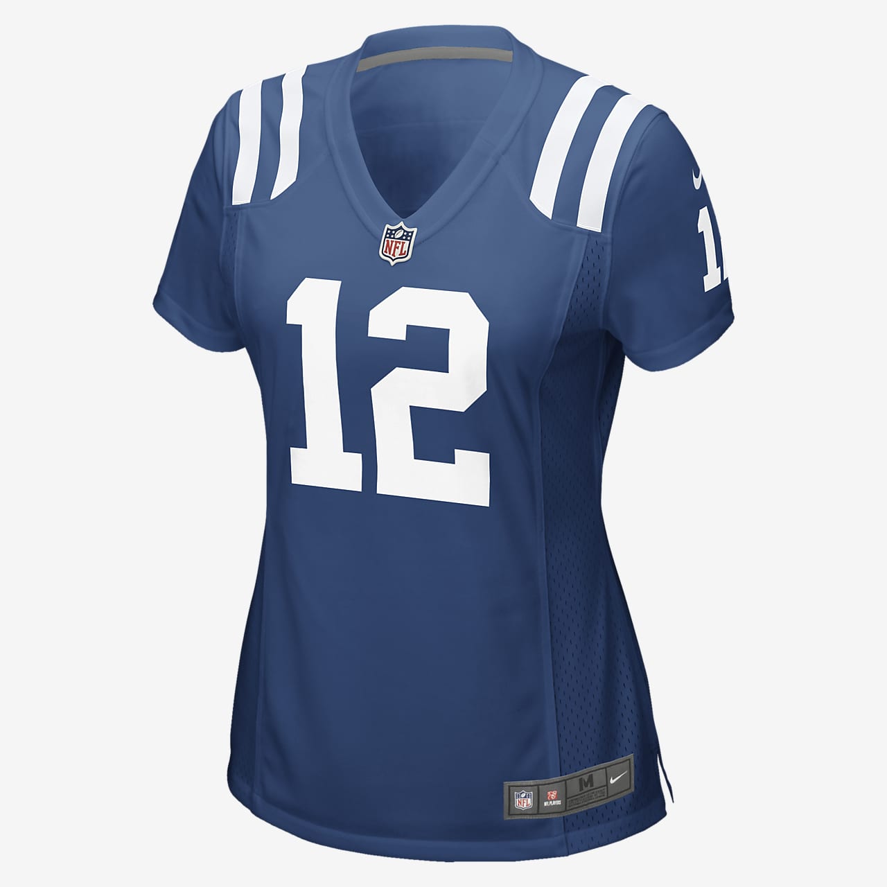 Camiseta oficial de fútbol americano para mujer NFL Indianapolis Colts (Andrew Luck)