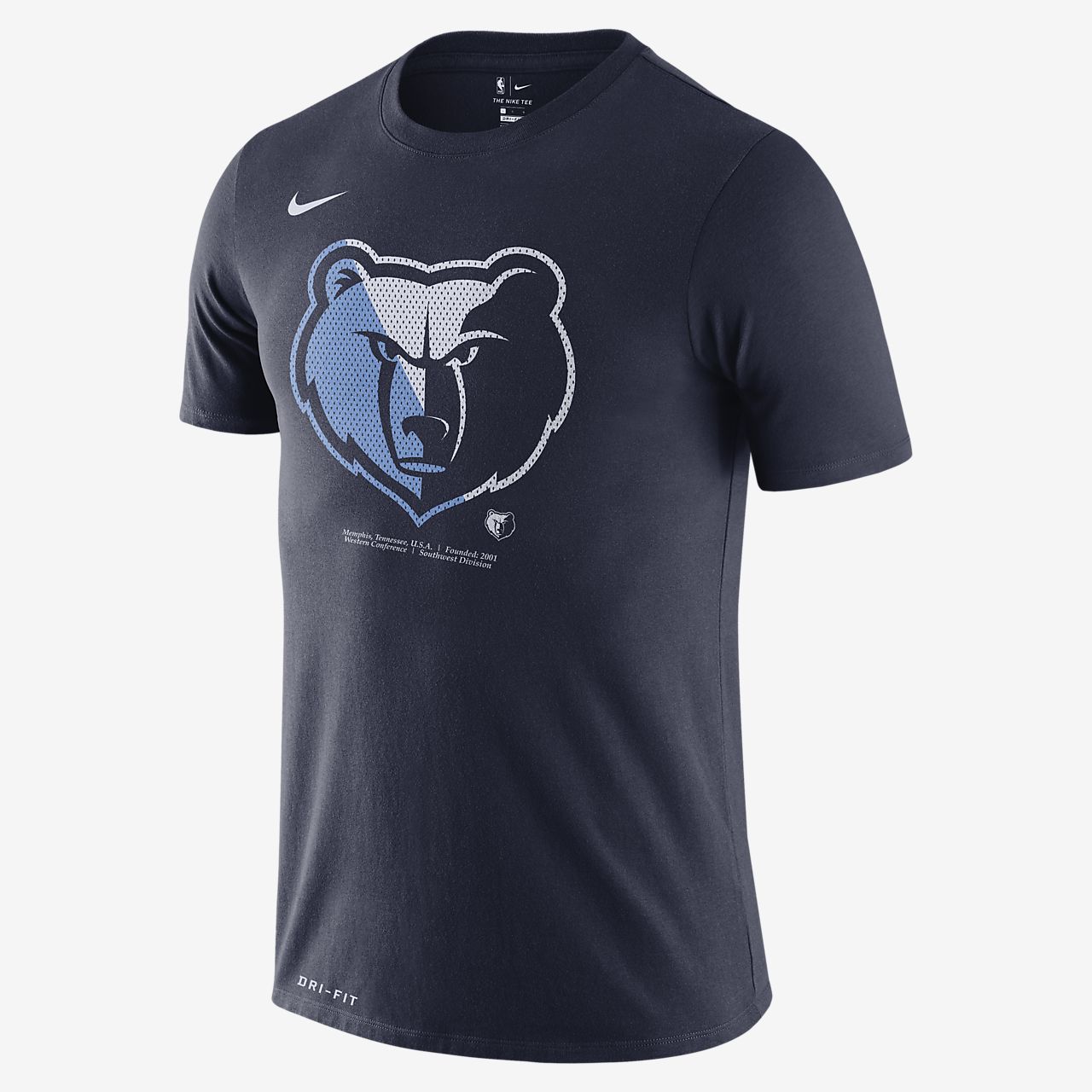 Memphis Grizzlies Logo Men's Nike Dri-FIT NBA T-Shirt. Nike.com