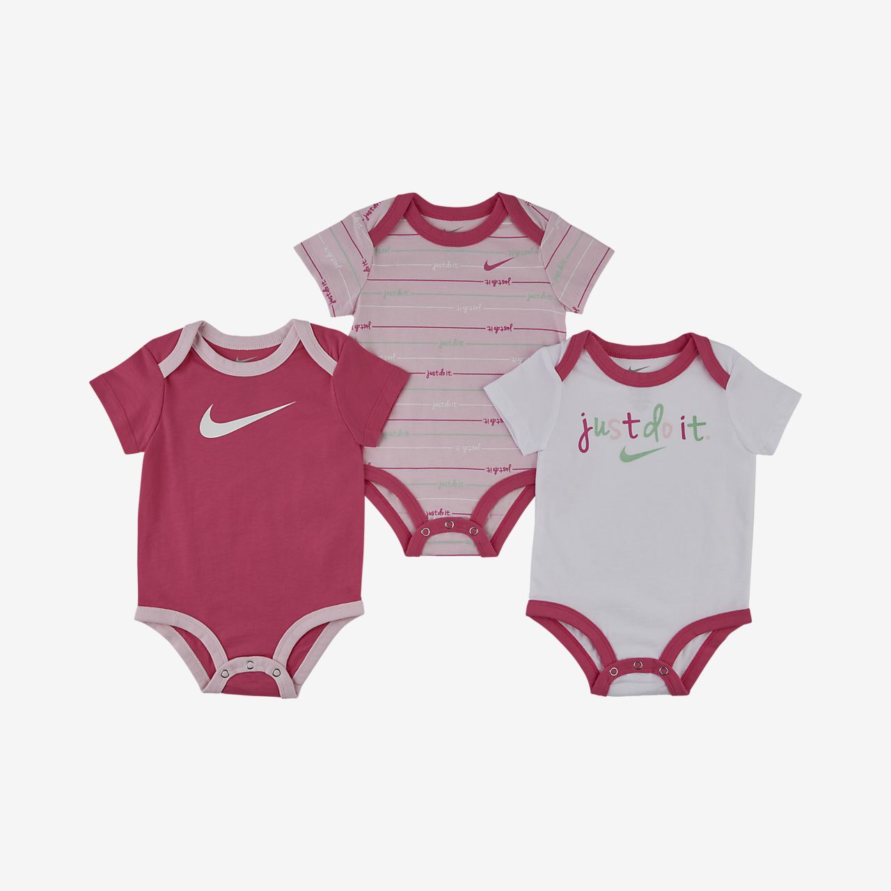 nike baby bodysuit set