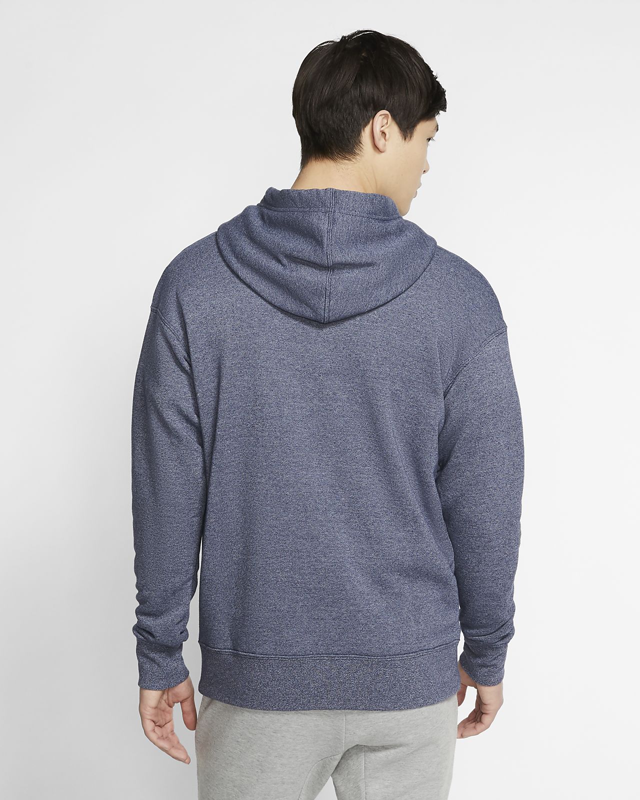Monmouth Youth Navy Fleece Hoodie Tall Football Design
