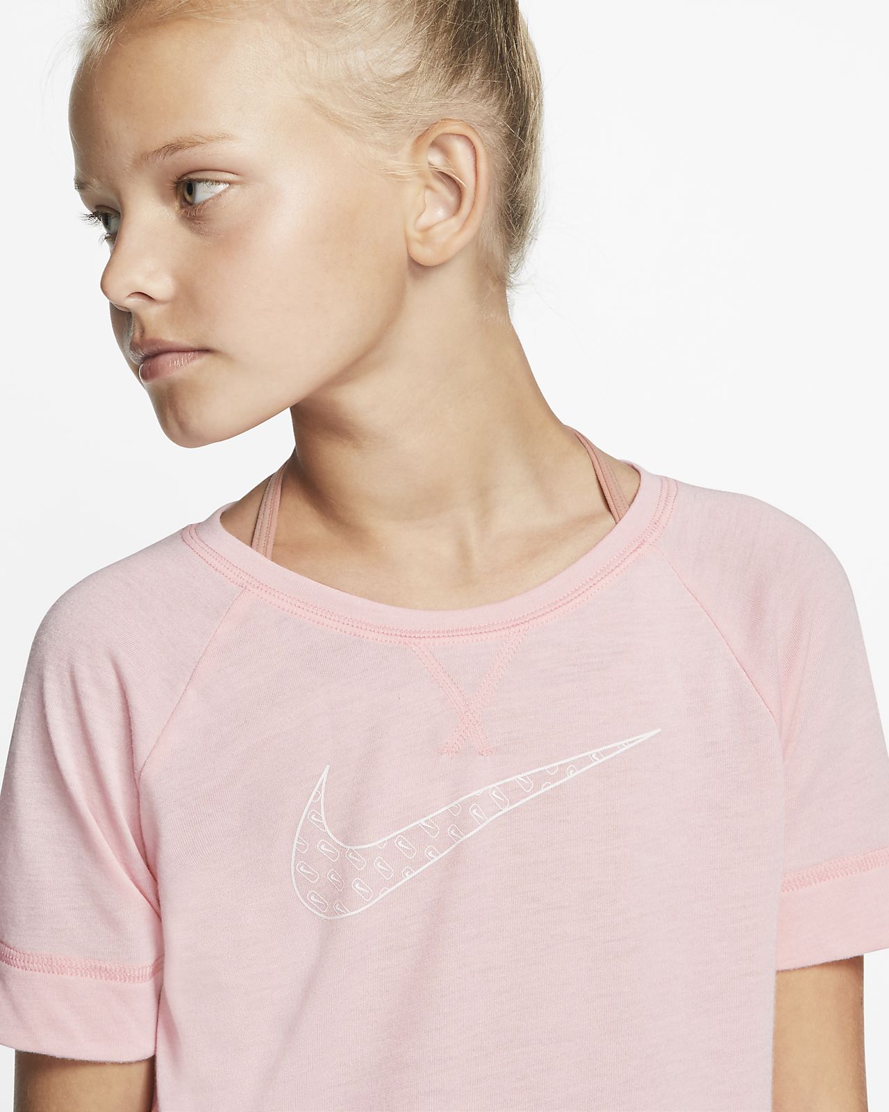 nike dri fit pink top