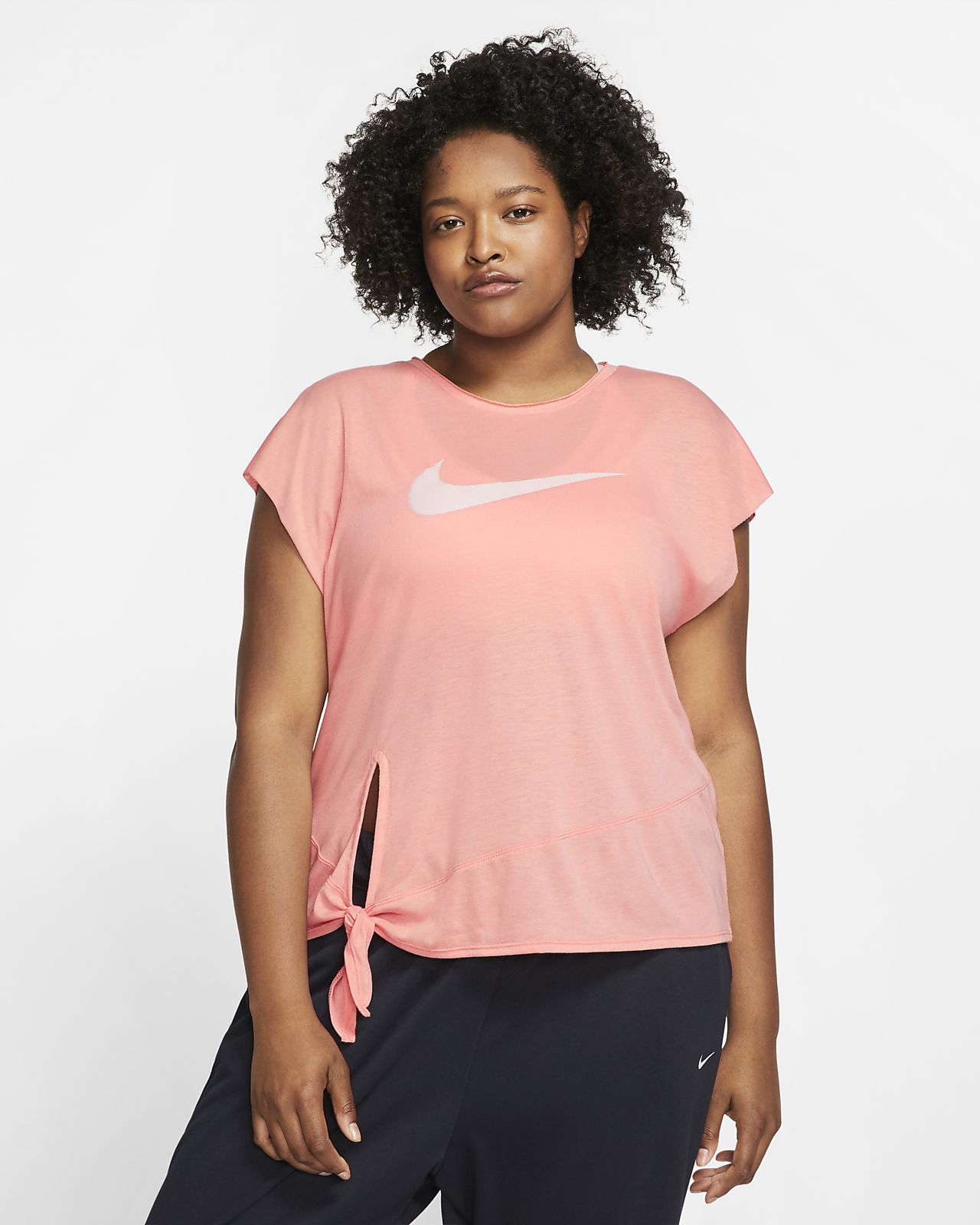 nike dri fit pink top