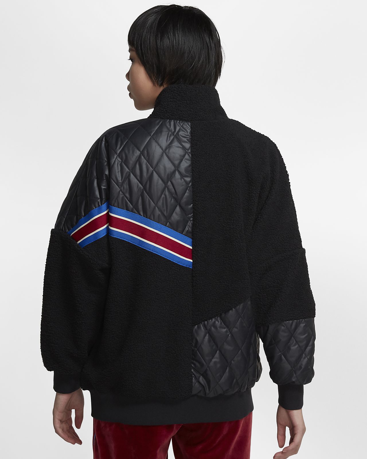 nike air full zip sherpa jacket