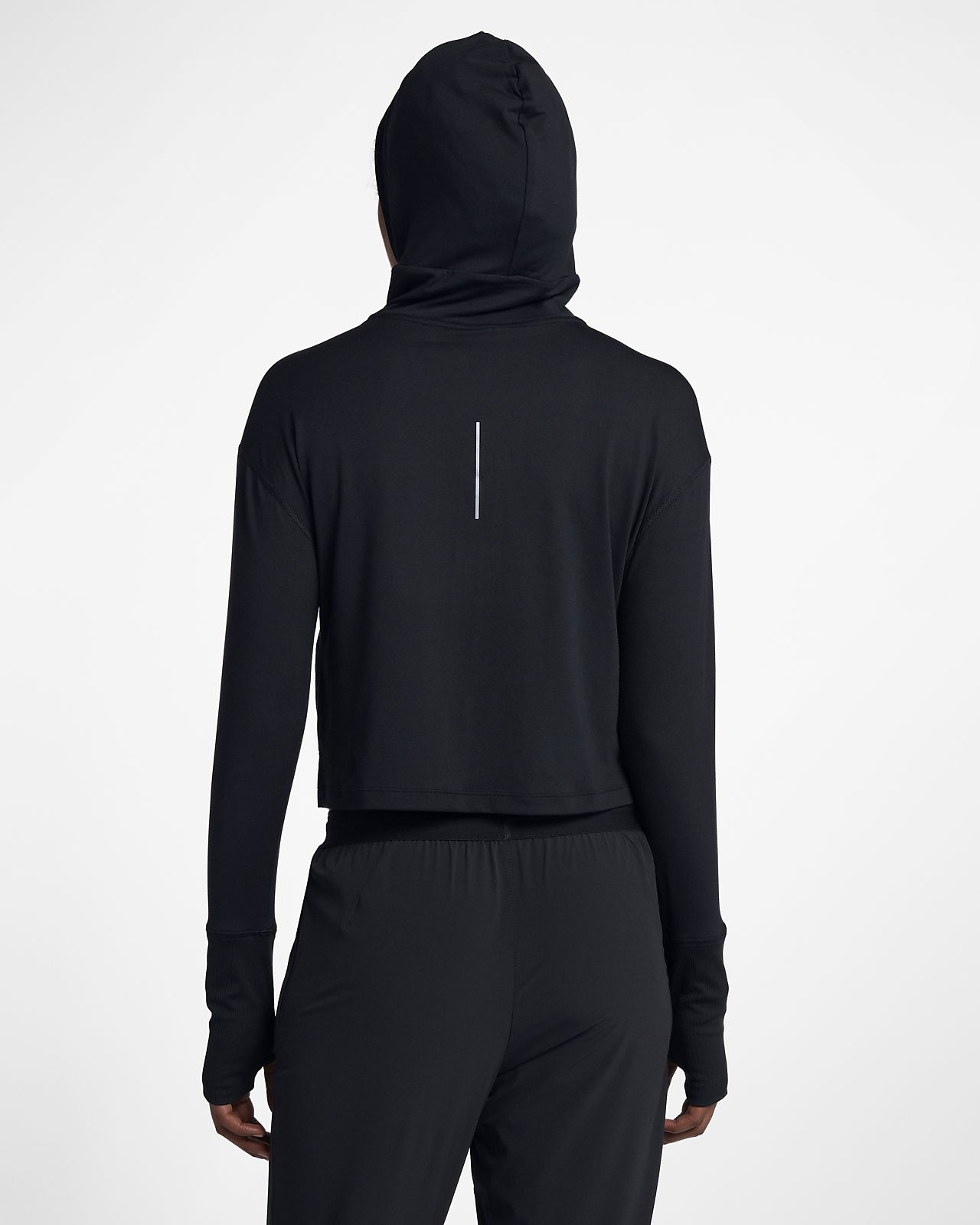 black running hoodie