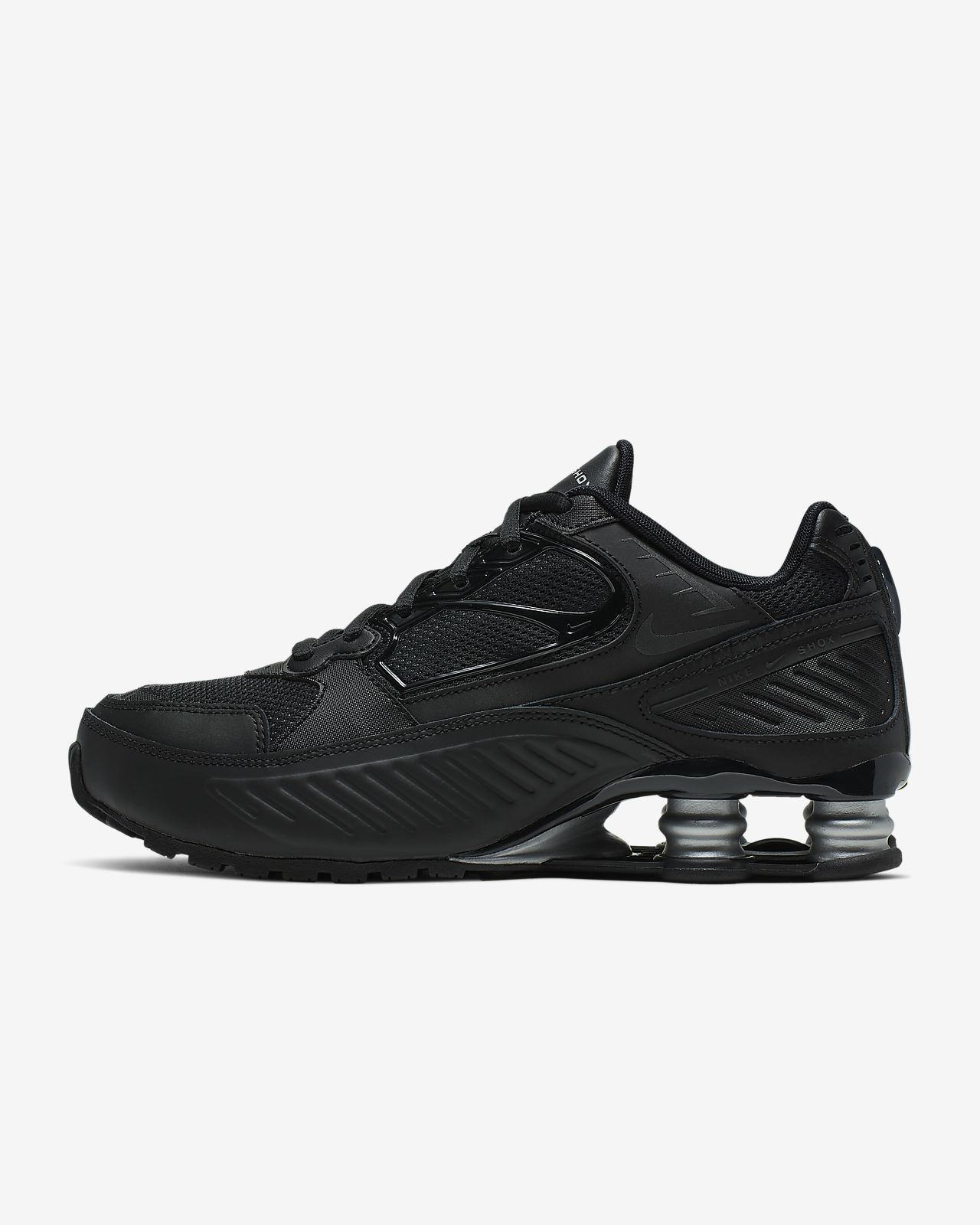 nike shox noir or