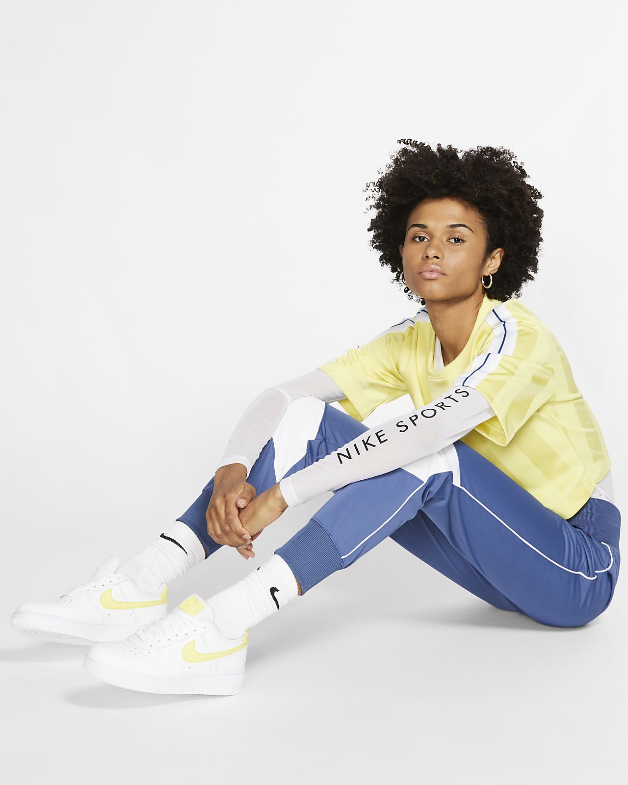 nike swoosh track pants dames