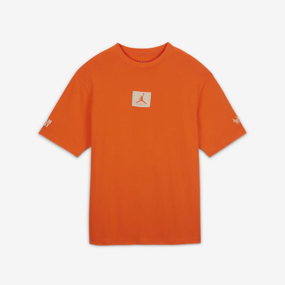 Orange jordan t online shirt