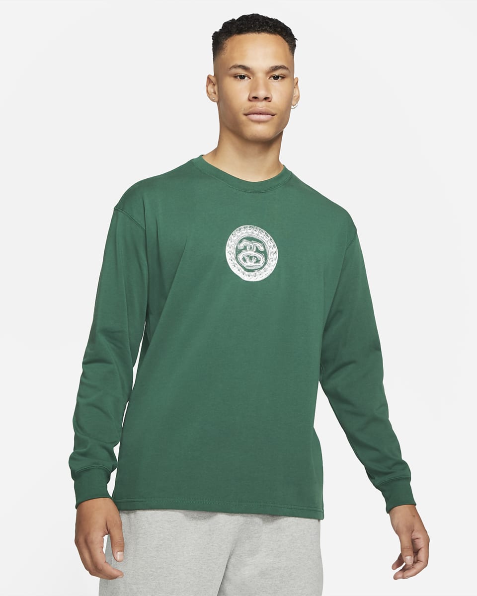 特上美品 NIKE stussy Tシャツ 緑 Lサイズ - 通販 - happyhead.in