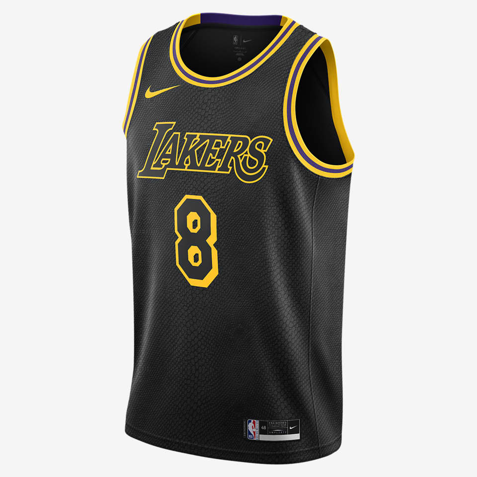 kobe bryant black and yellow jersey