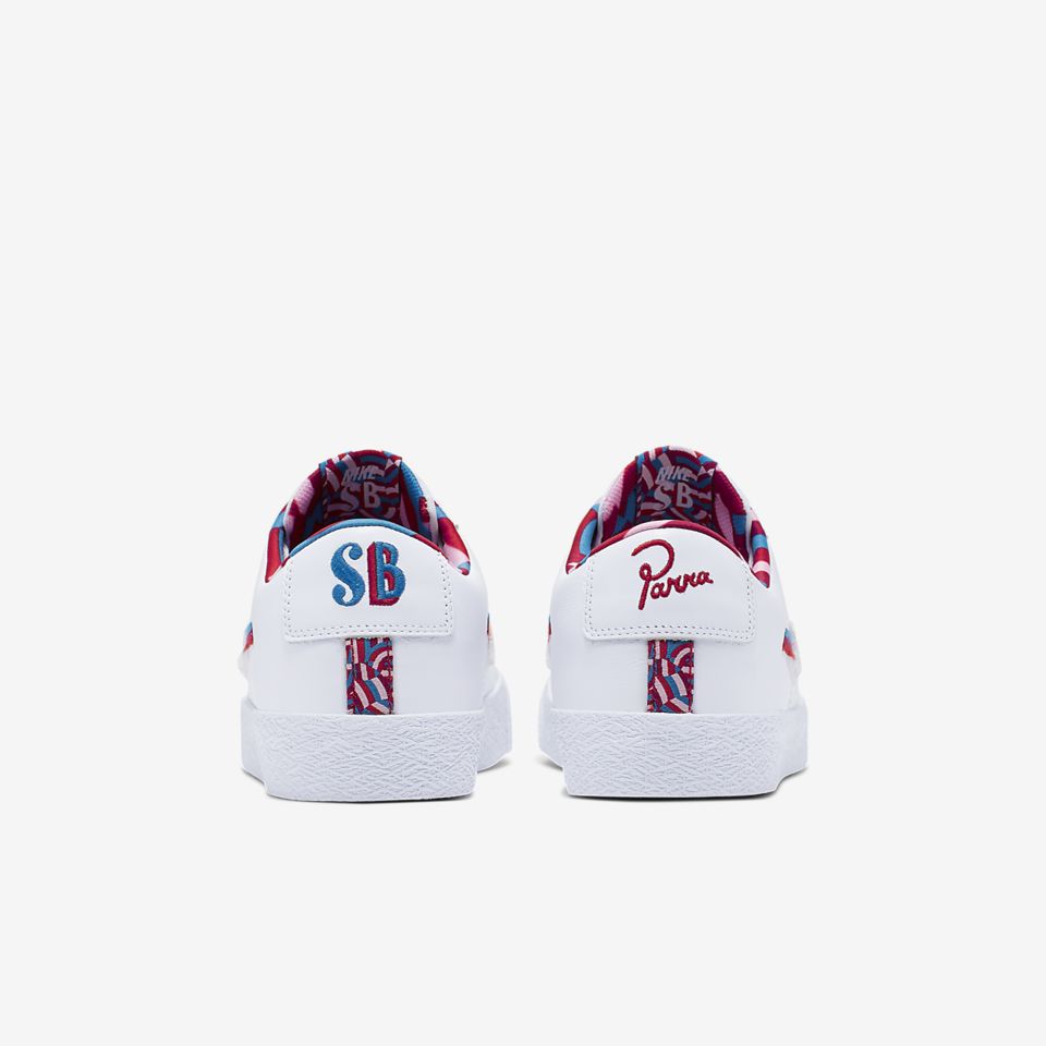 SB Low 'Parra' Release Date. Nike AT