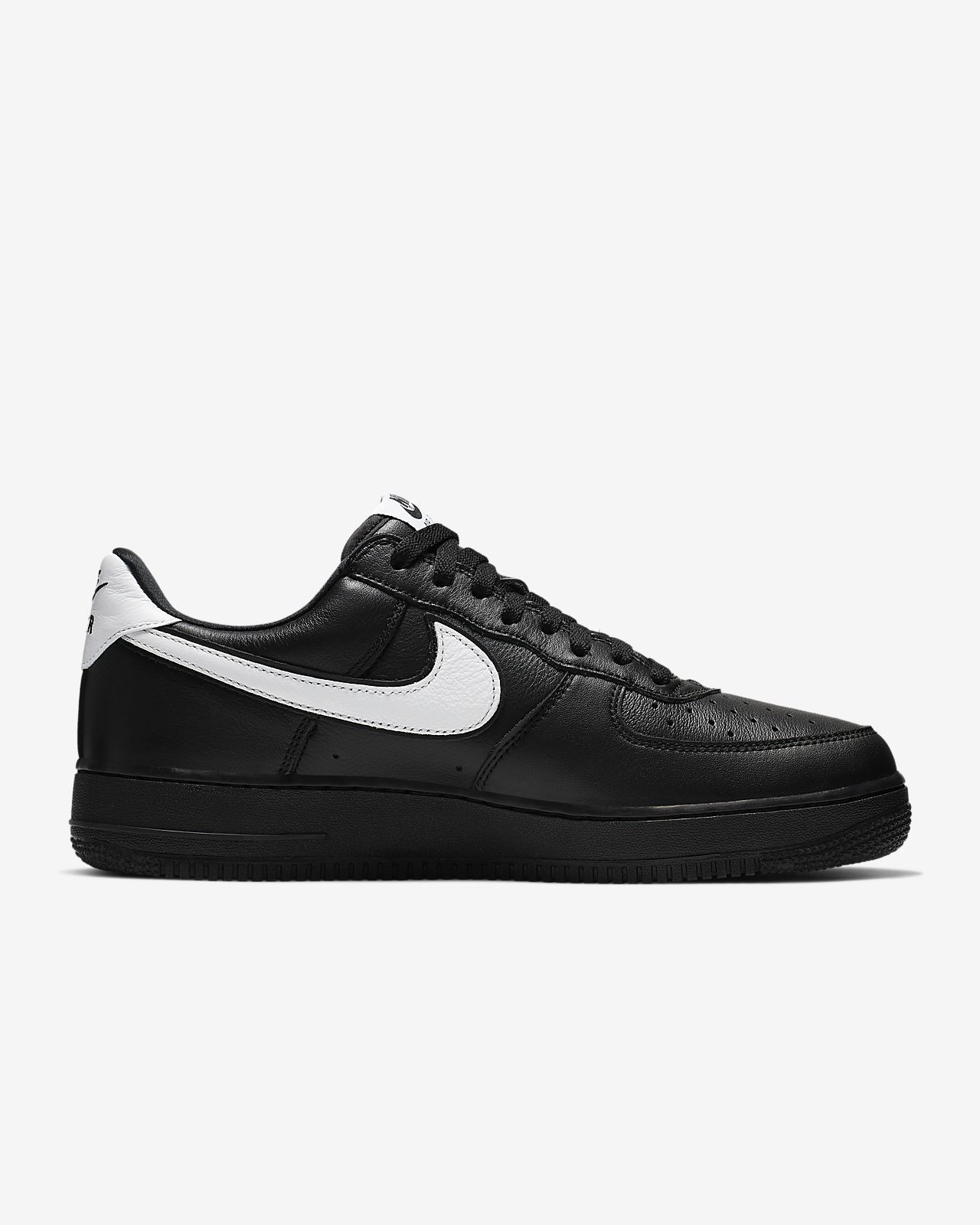 nike air force one low black