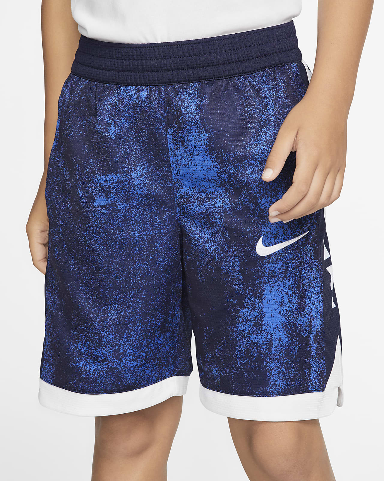 Nike Dri-FIT Elite 大童 (男童) 印花籃球短褲
