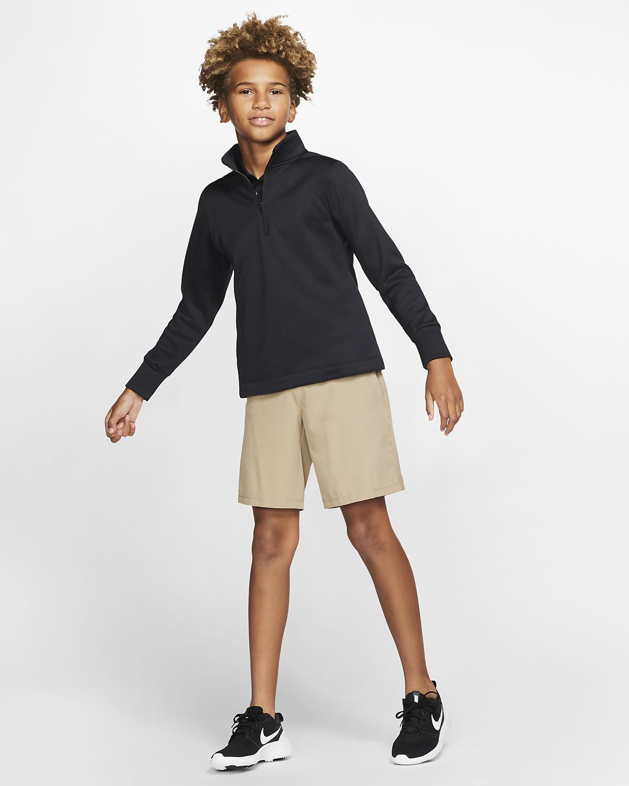 nike kids half zip