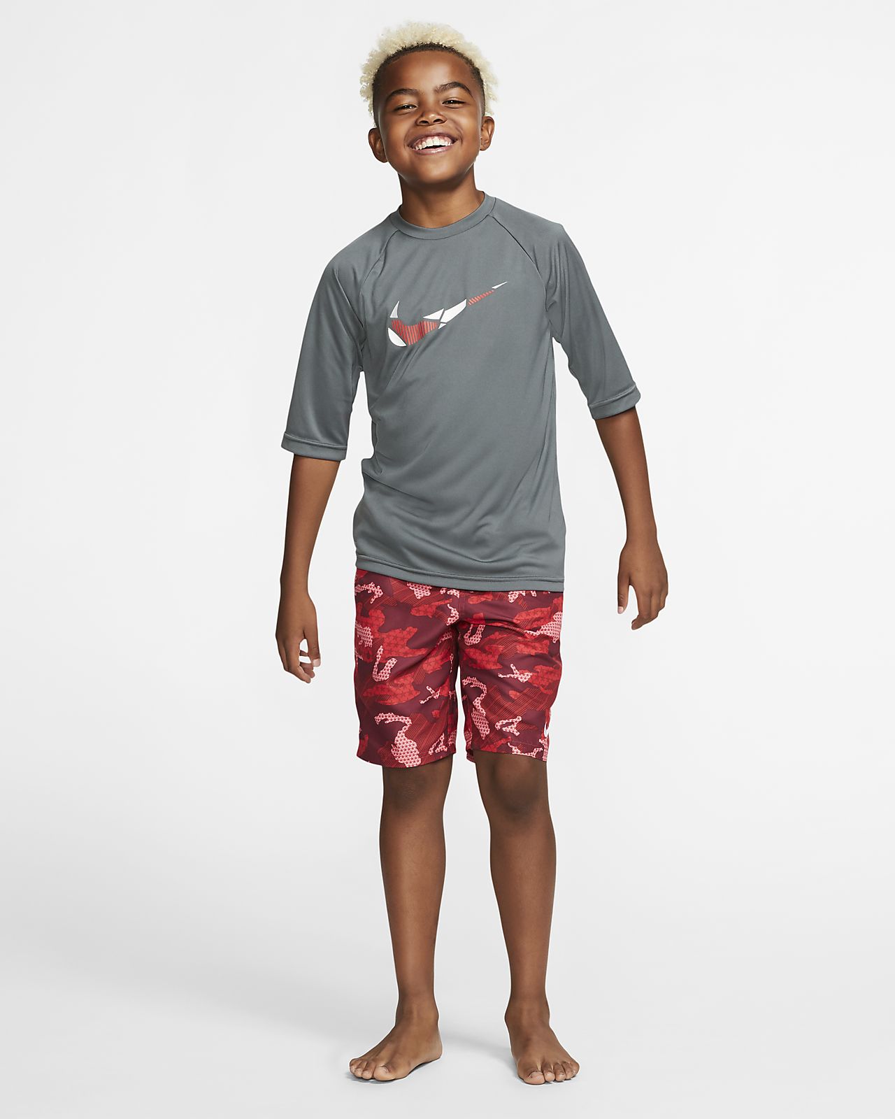 nike boys swim shirt