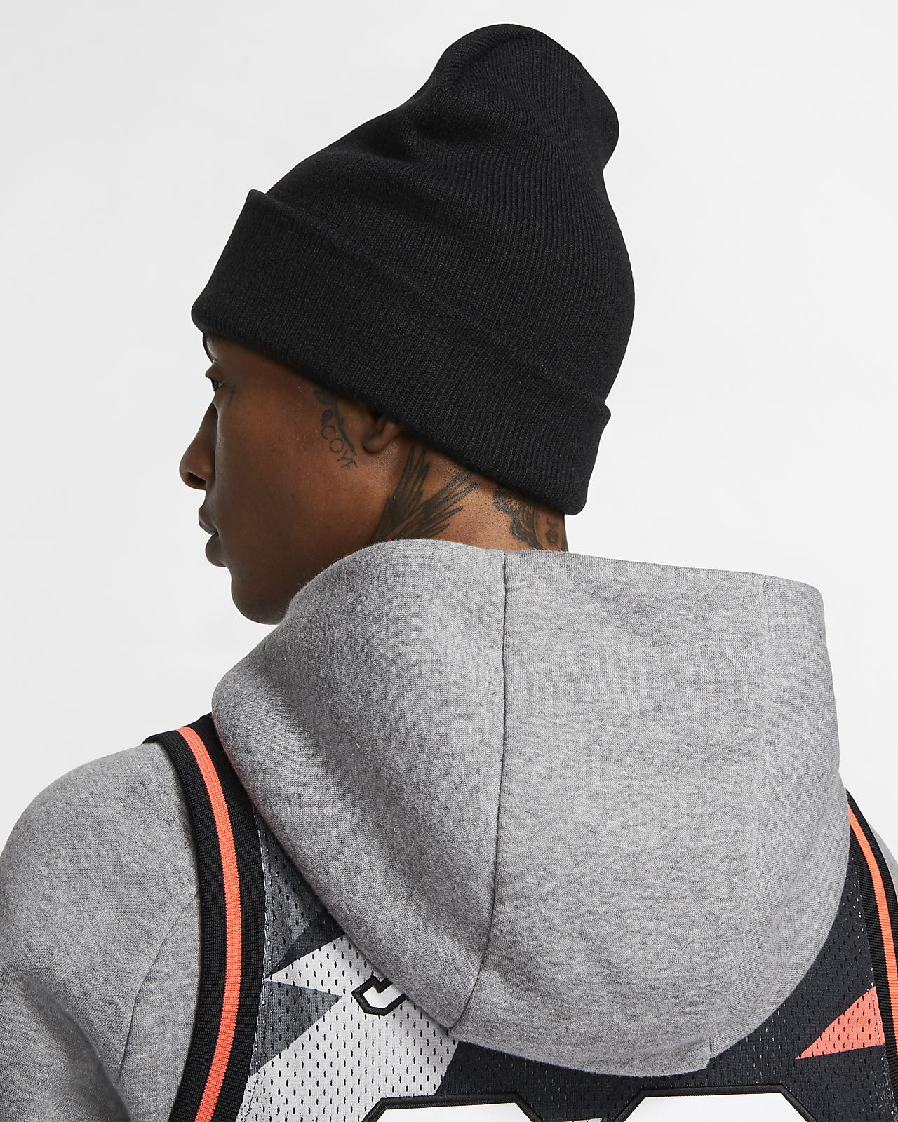 nike swoosh cuffed beanie